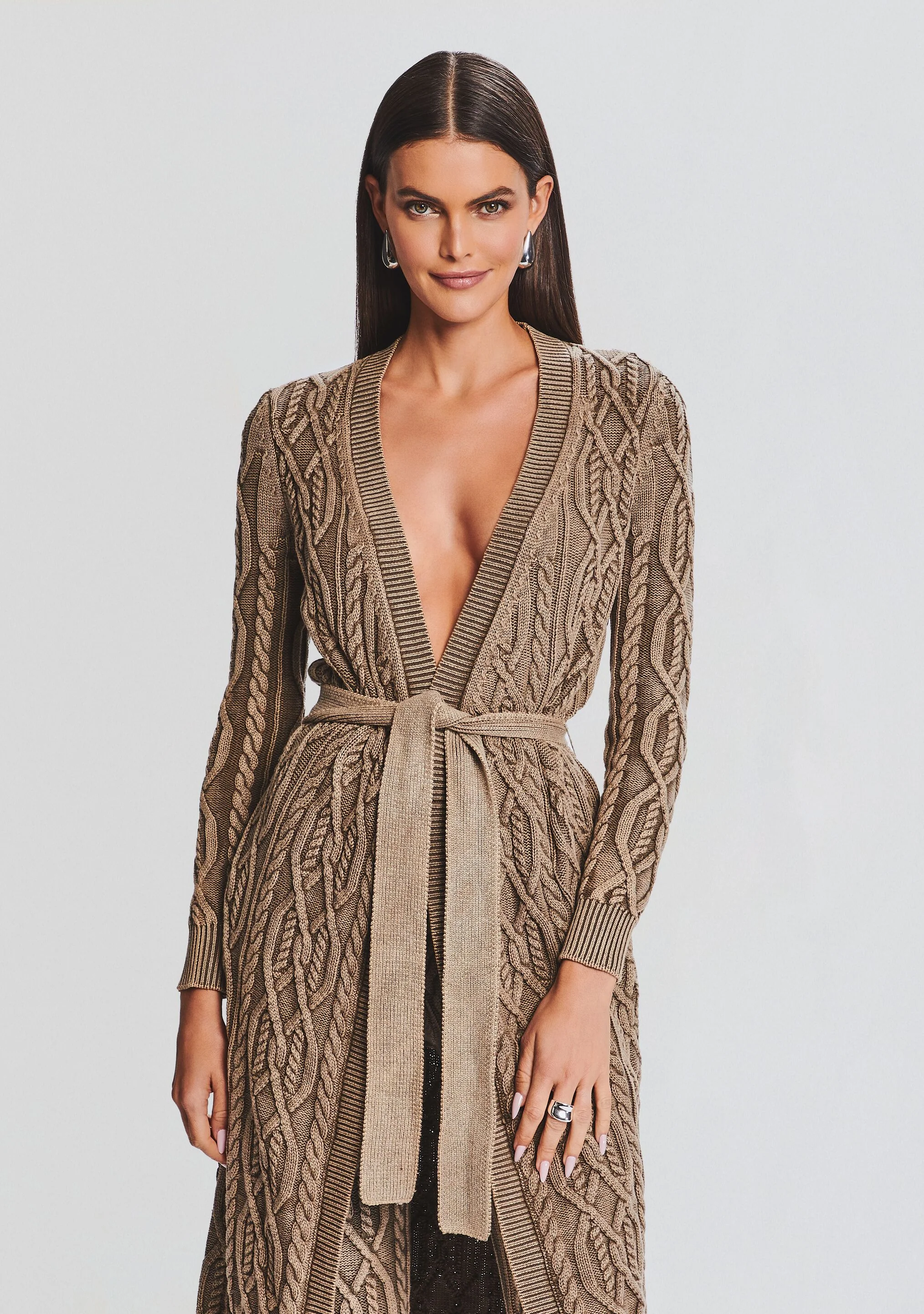 Adaline Cable Knit Cardigan - Image 2