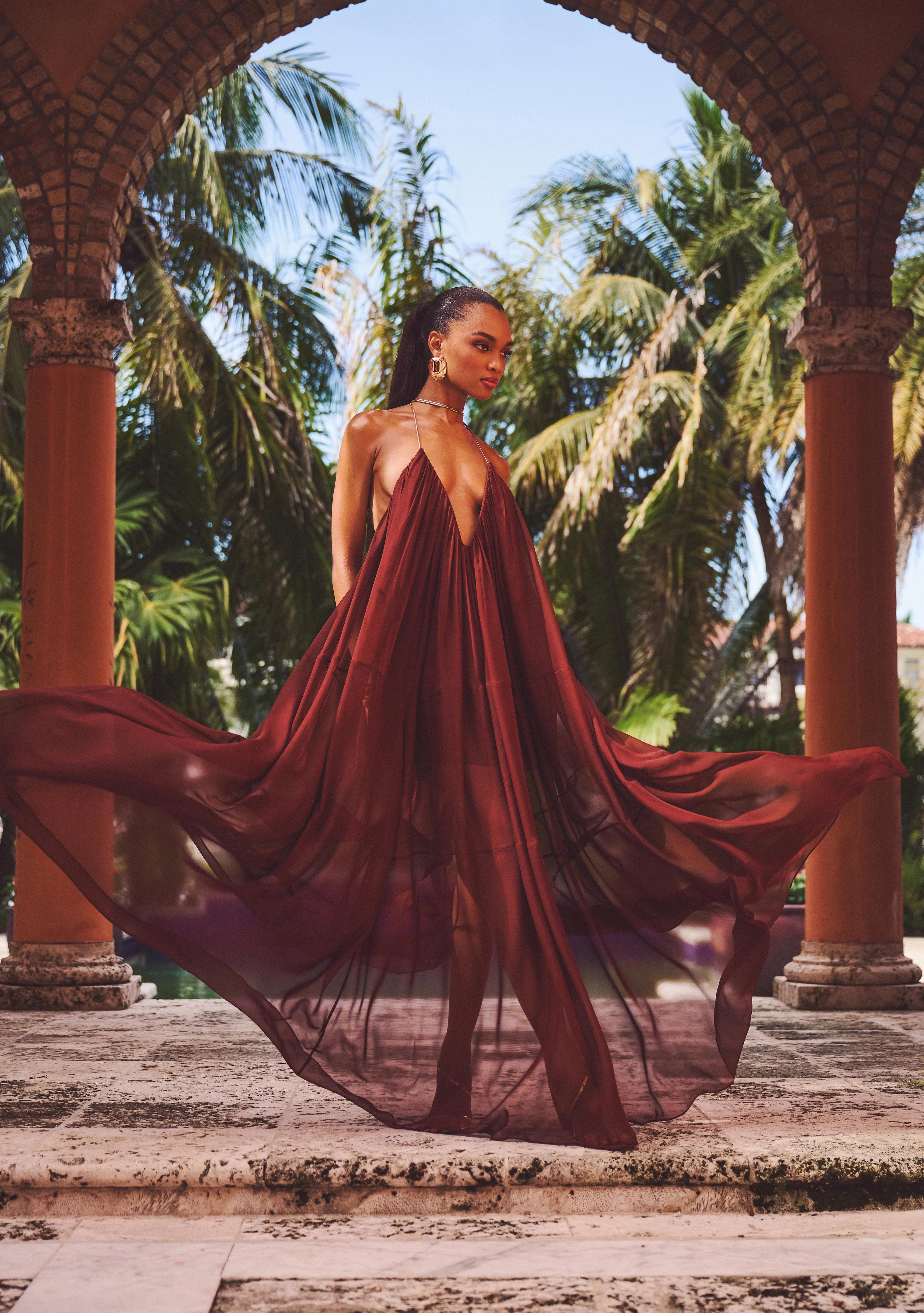 Arlet Chiffon Dress - Image 2