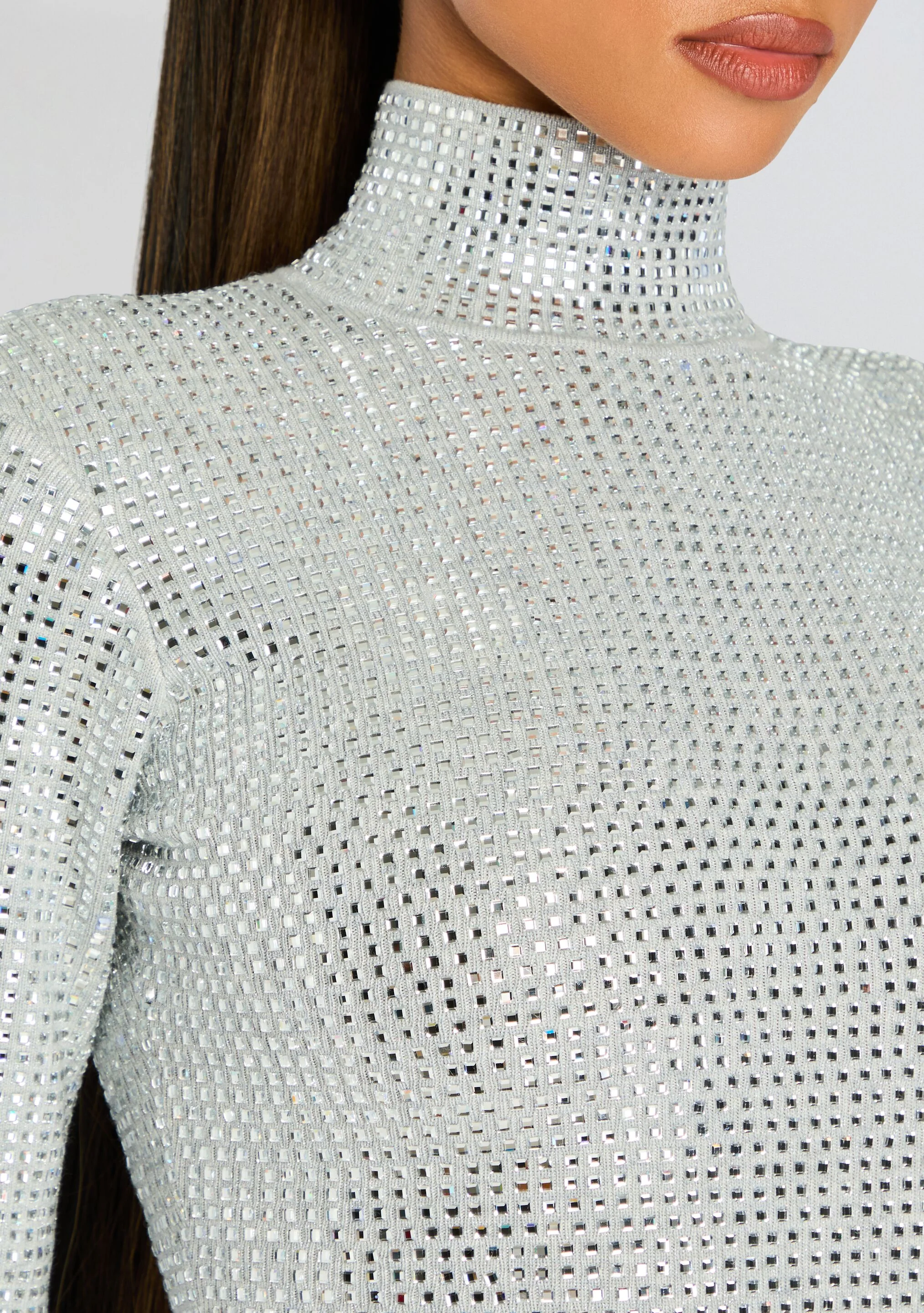 Auburn Embellished Knit Romper - Image 2