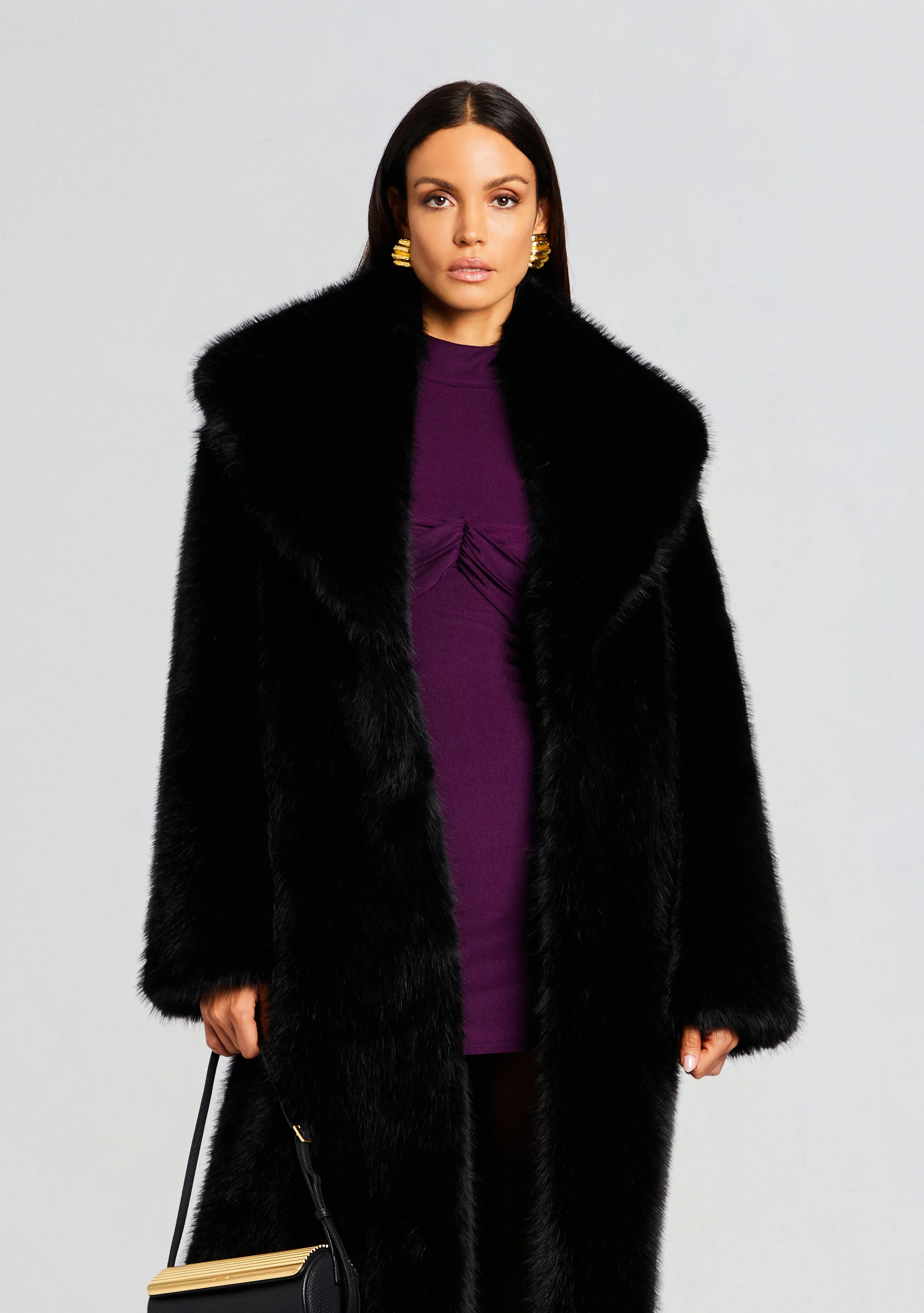 Averie Faux Fur Coat - Image 2