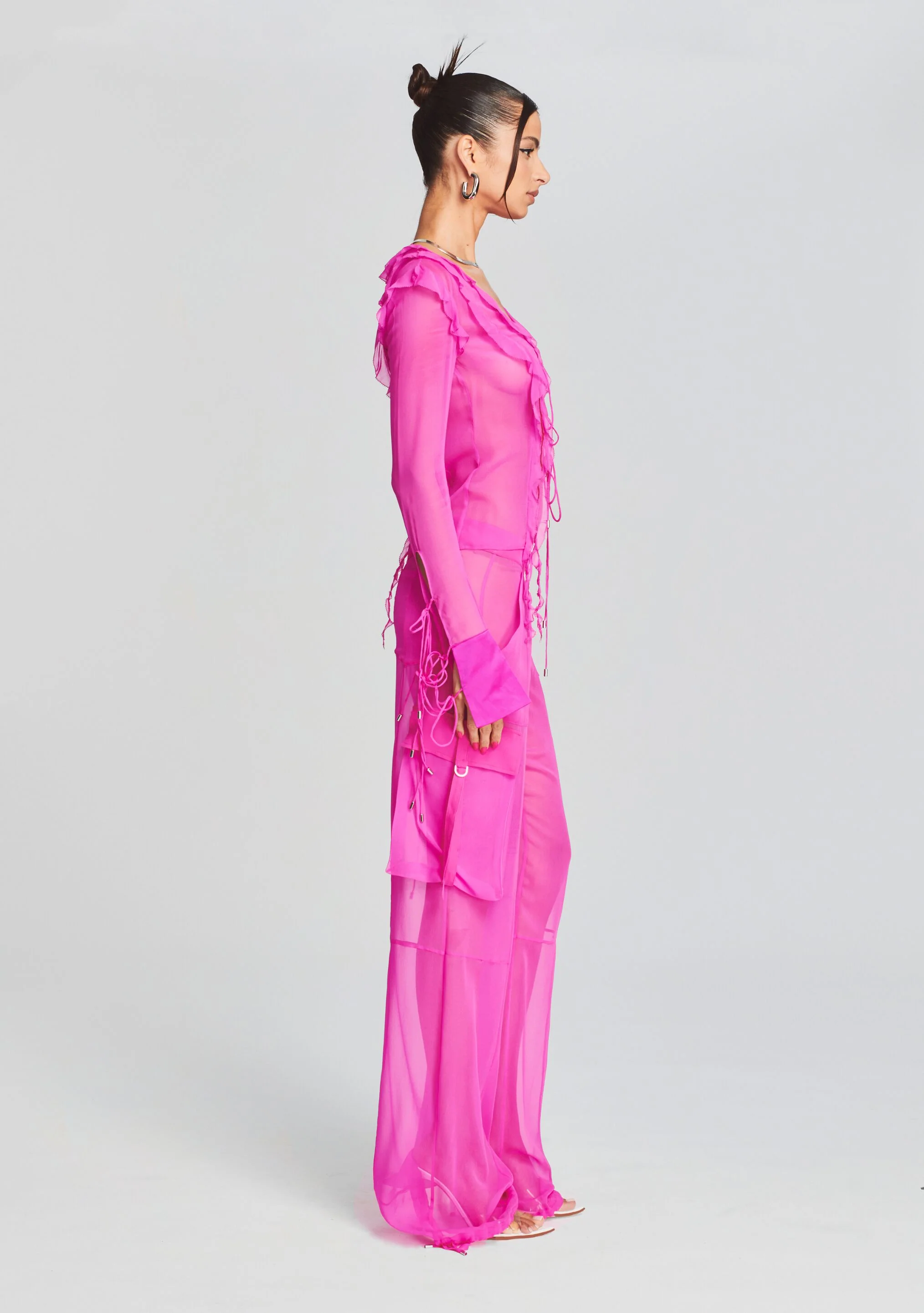 Aviva Silk Chiffon Blouse - Image 3