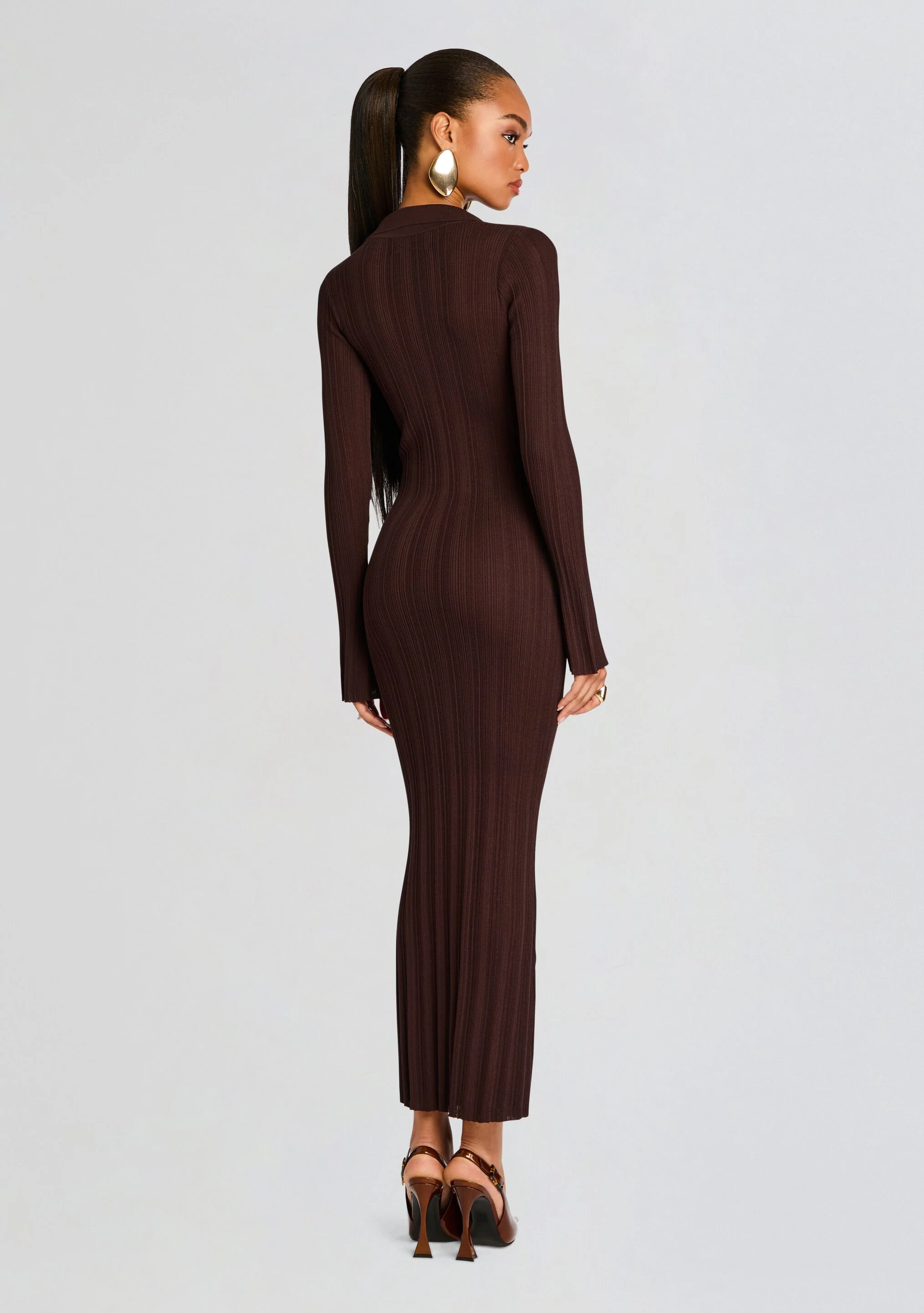 Azula Rib Knit Maxi Dress - Image 4