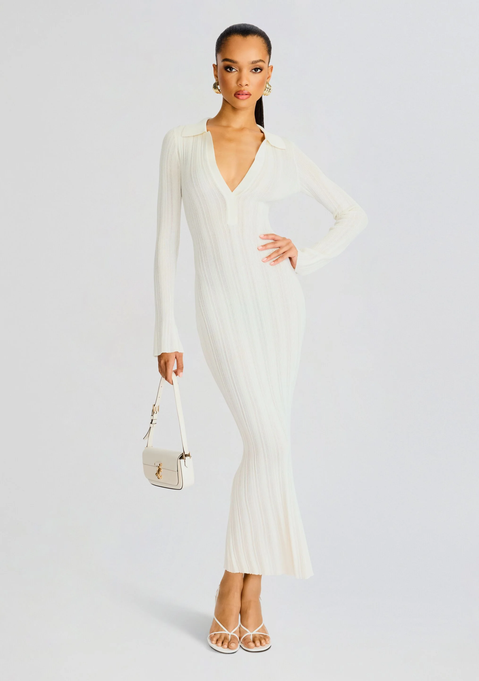 Azula Rib Knit Maxi Dress - Image 5