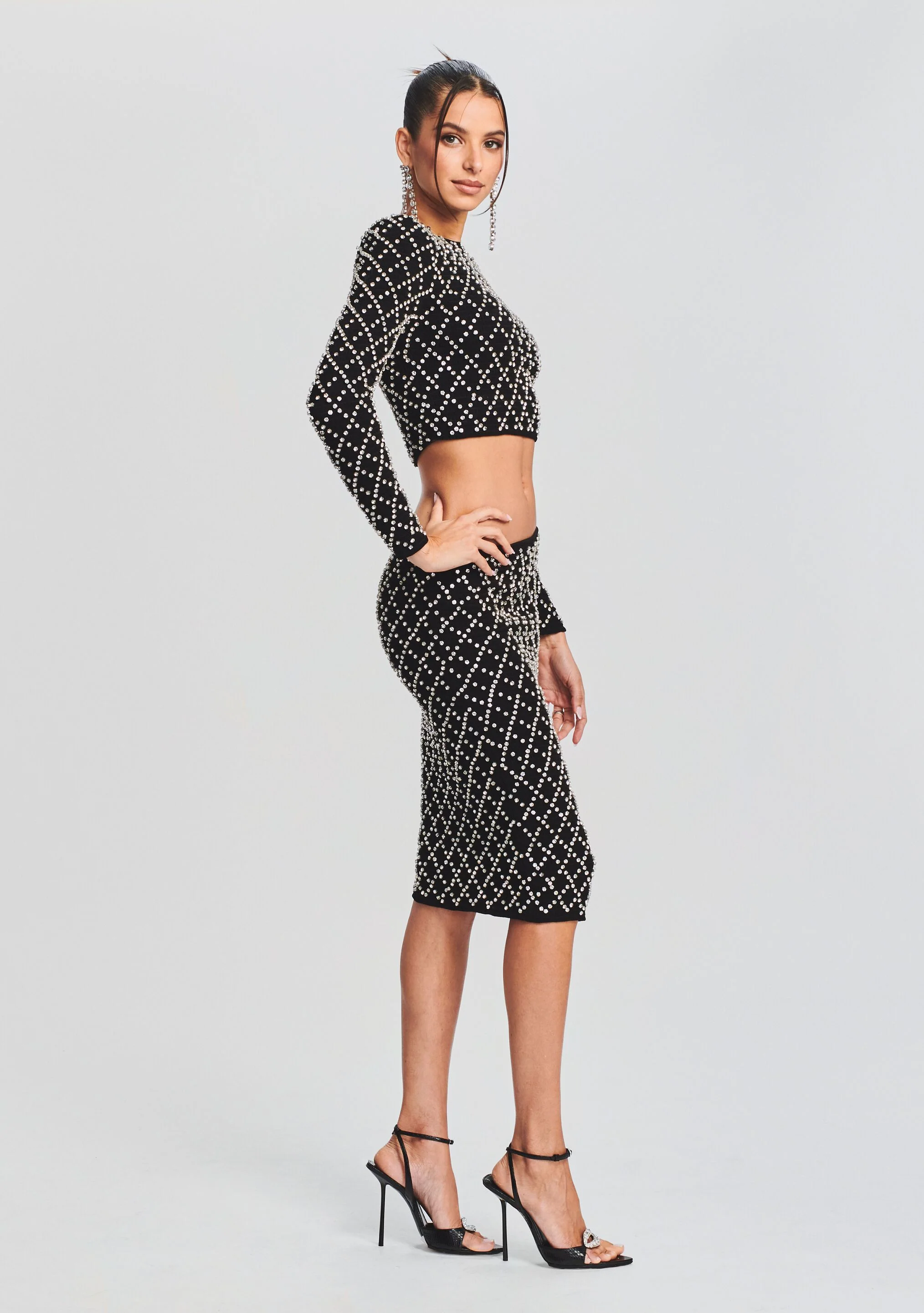 Brooks Embellished Chiffon Top - Image 3