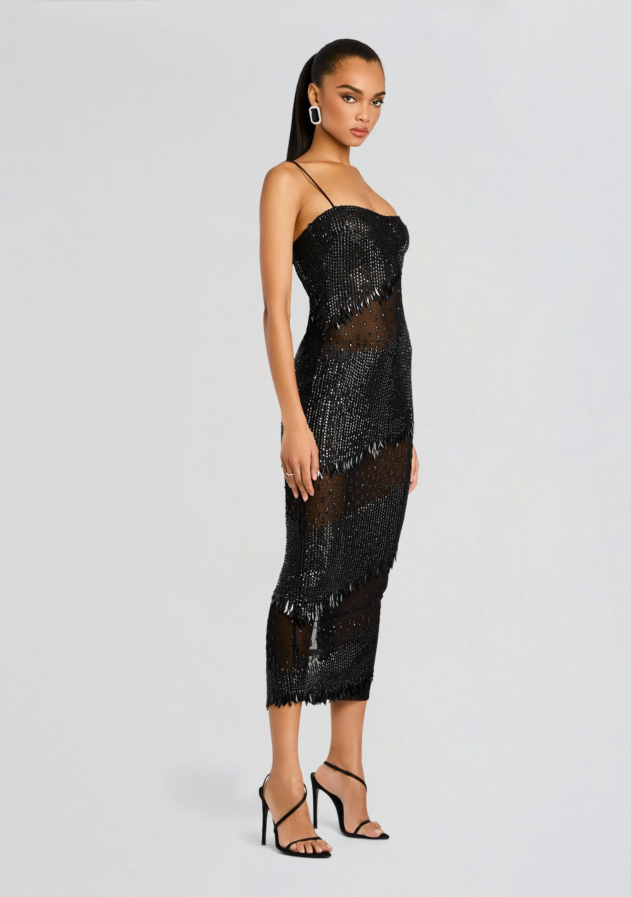 Carmine Embellished Dress - Image 3