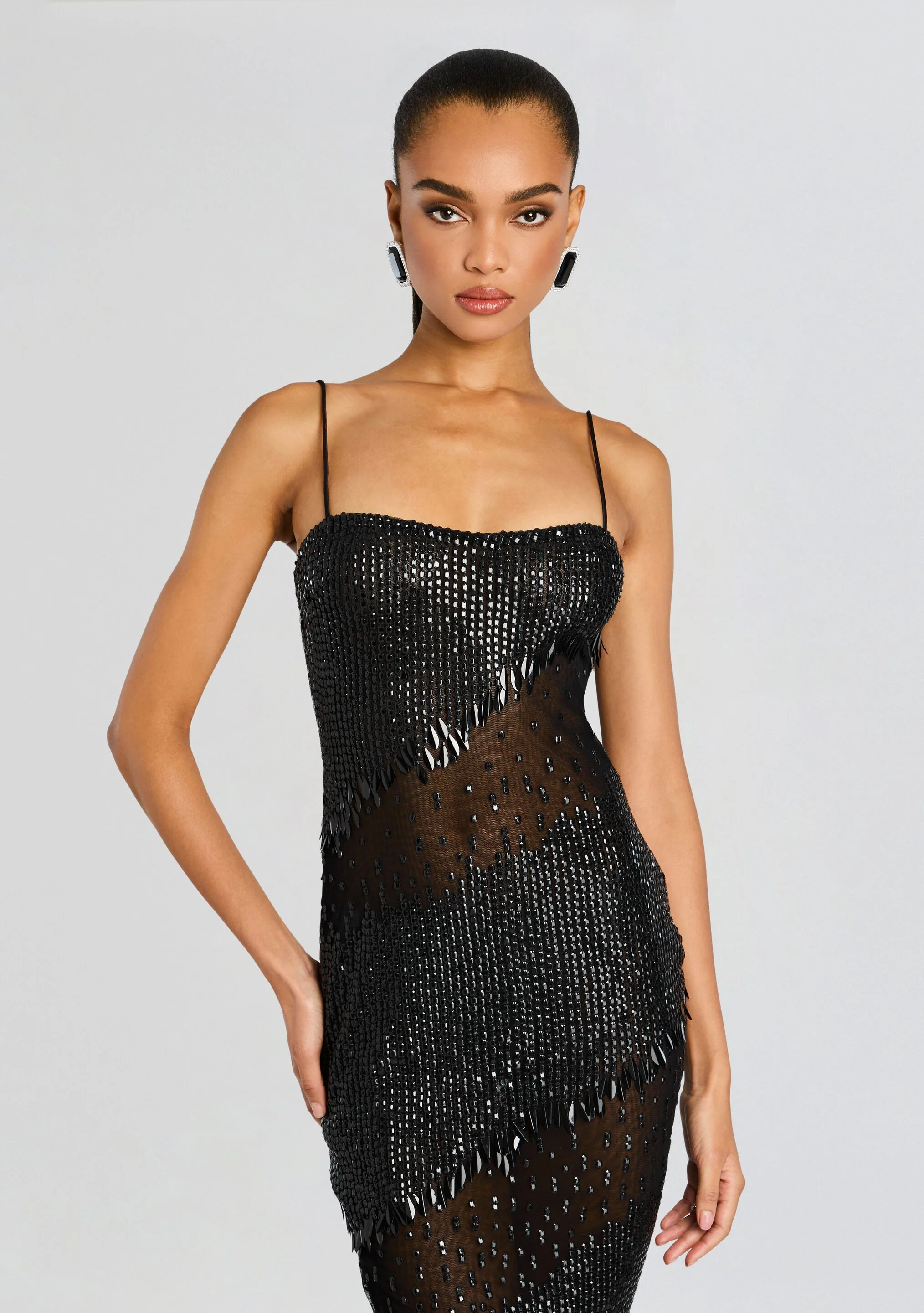 Carmine Embellished Dress - Image 5