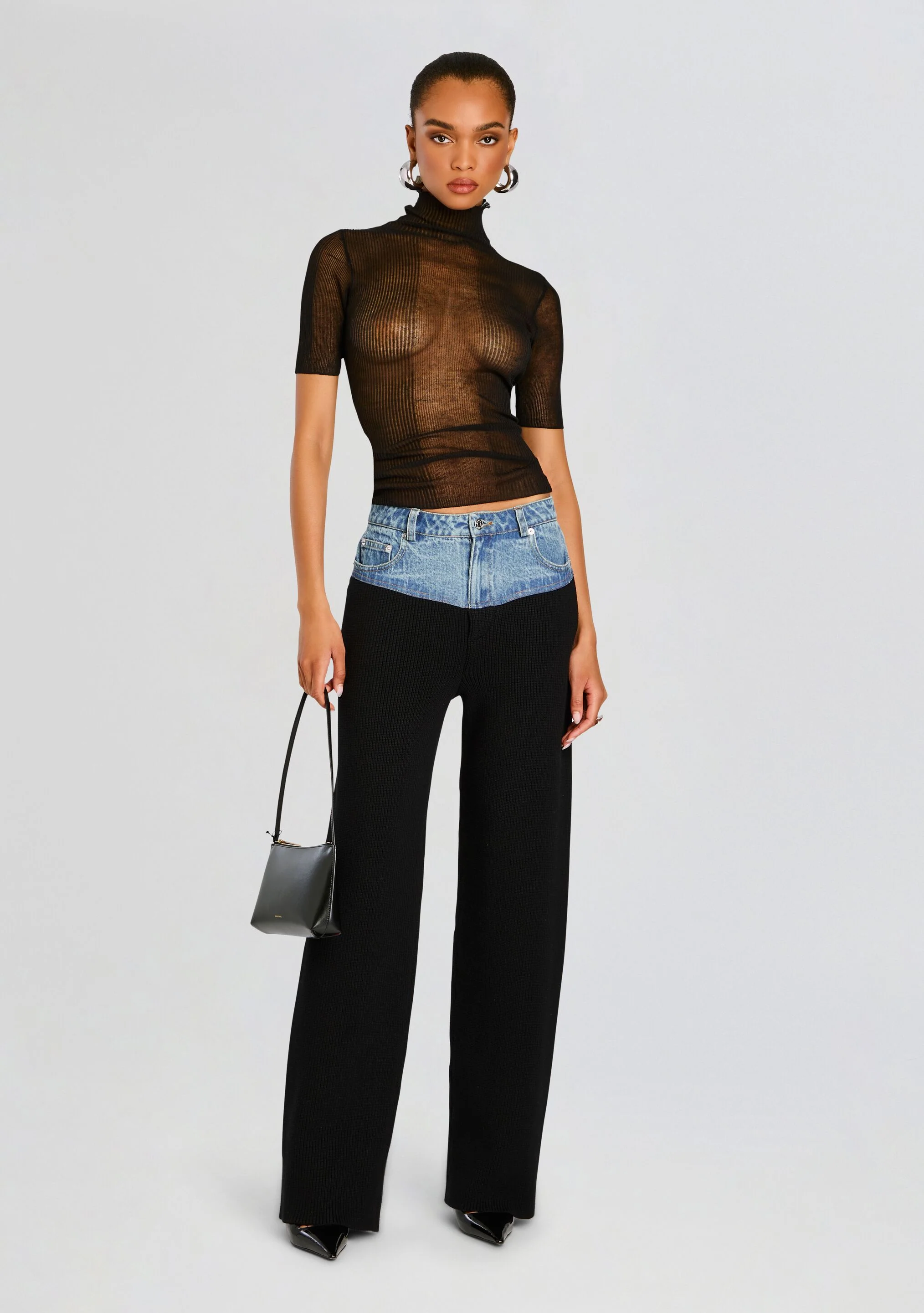 Chani Knit Denim Pant - Image 5