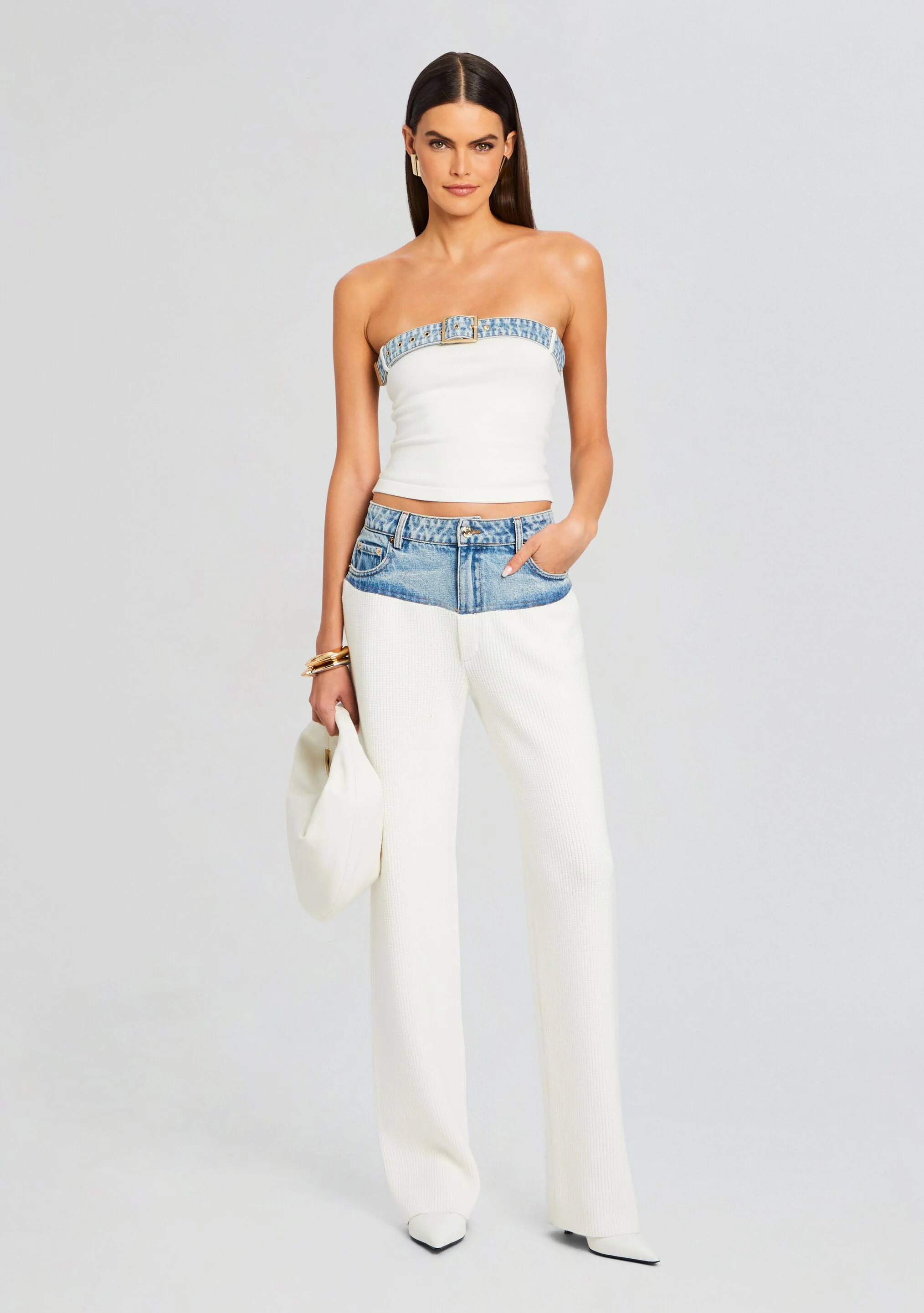 Chani Knit Denim Pant - Image 5