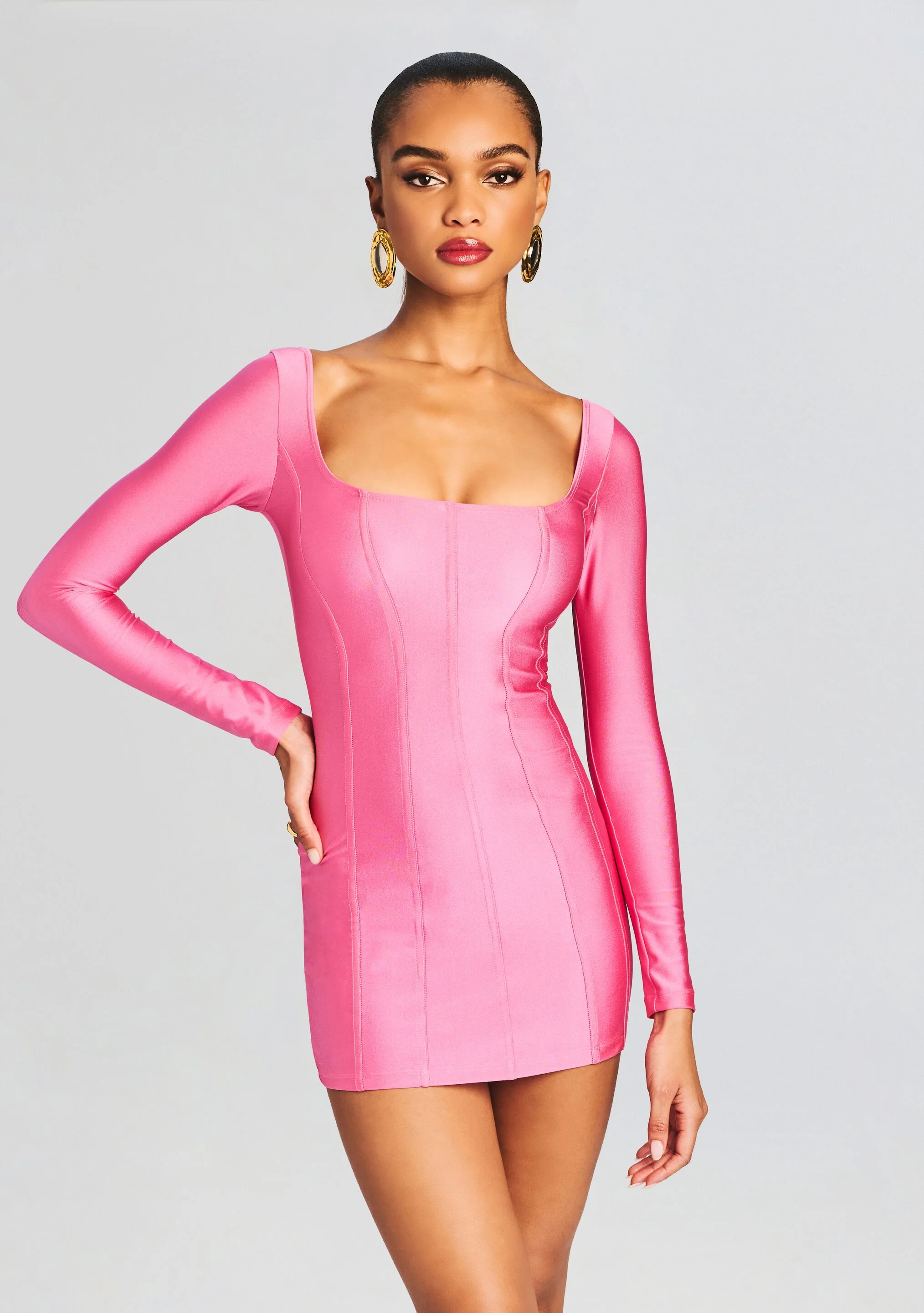 Chiara Lycra Mini Dress - Image 2