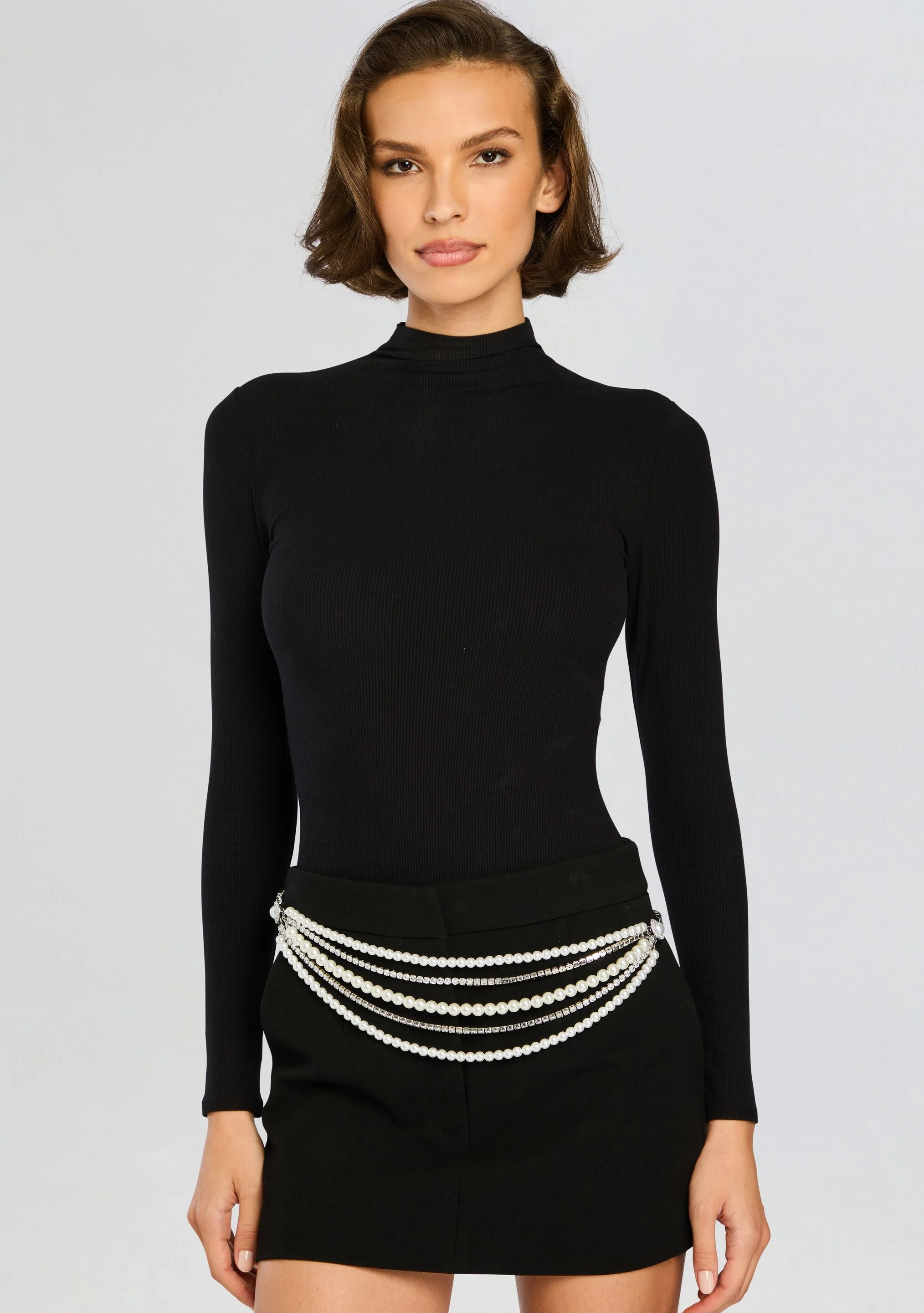 Chloe Pearl Chain Belt - Image 2