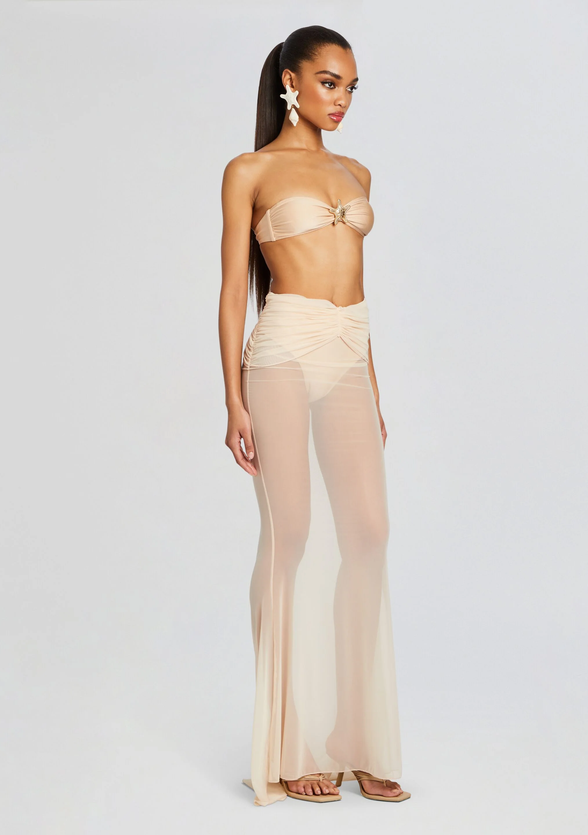 Christine Mesh Maxi Skirt - Image 3