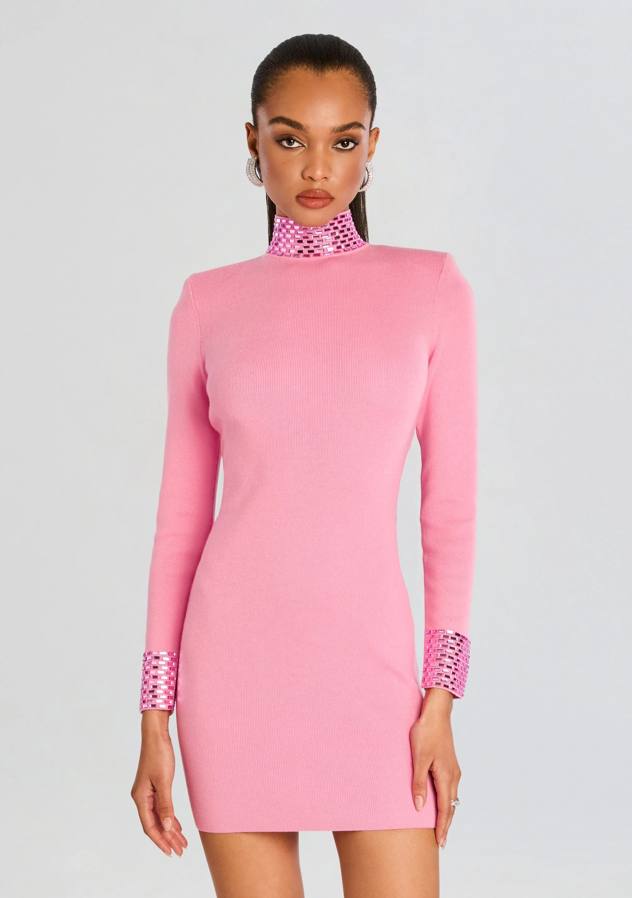 Corinth Embellished Knit Dress - Image 2