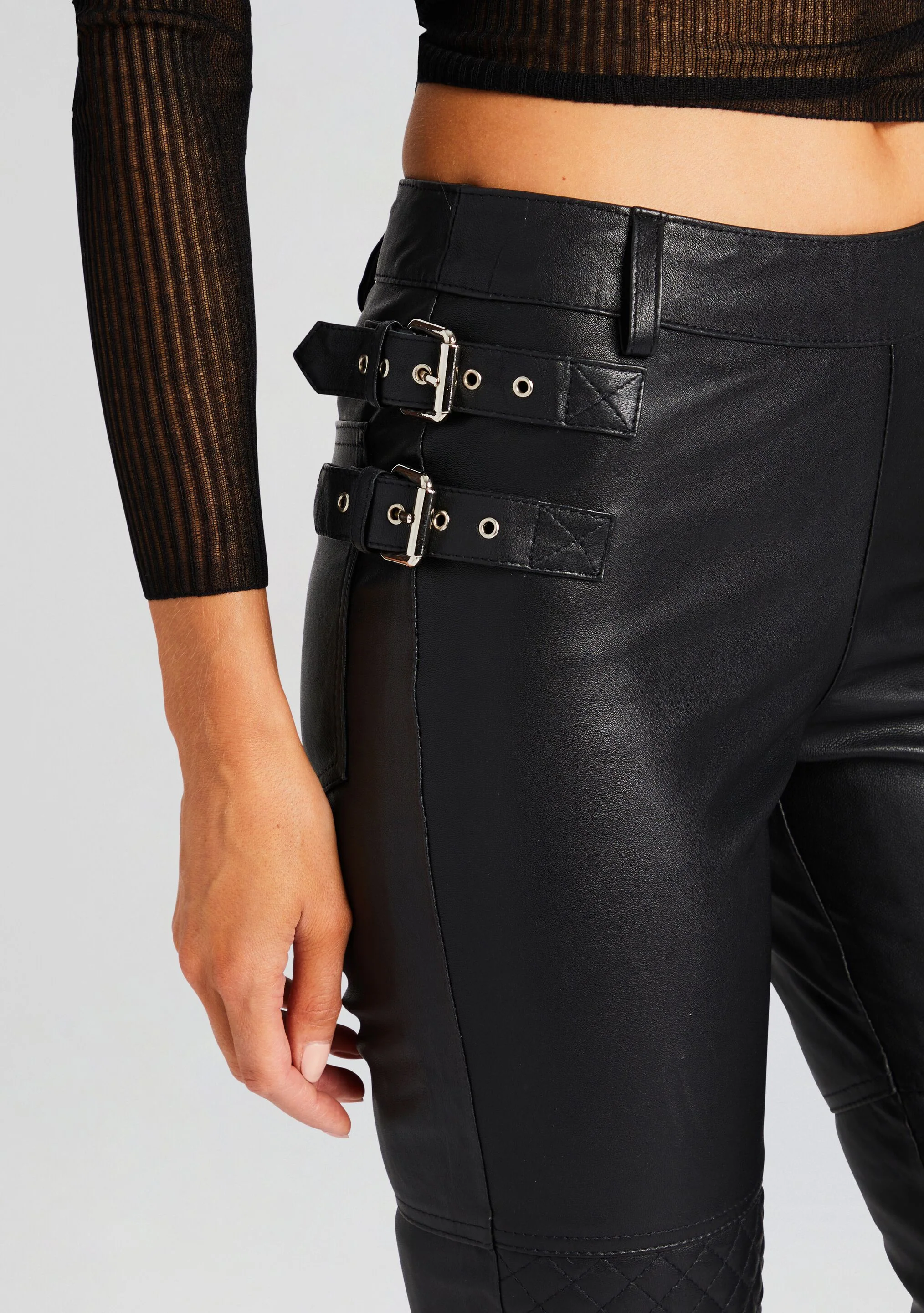 Della Leather Pant - Image 2