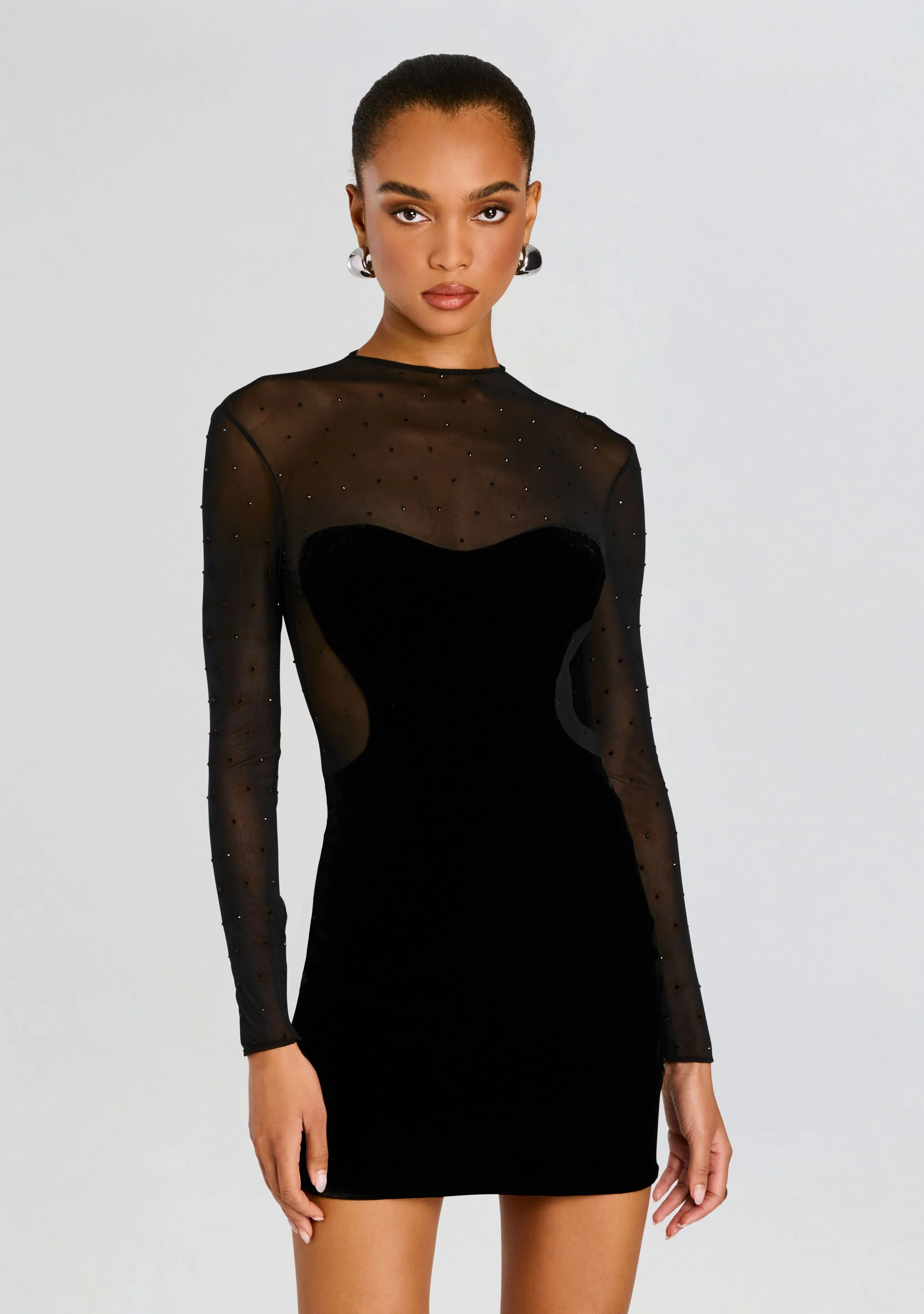 Delmer Velvet Dress - Image 5