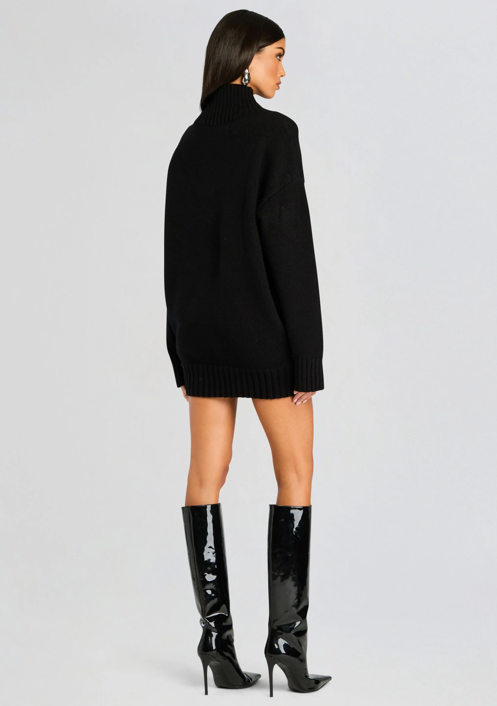 Dessa Chunky Knit Sweater Dress - Image 4
