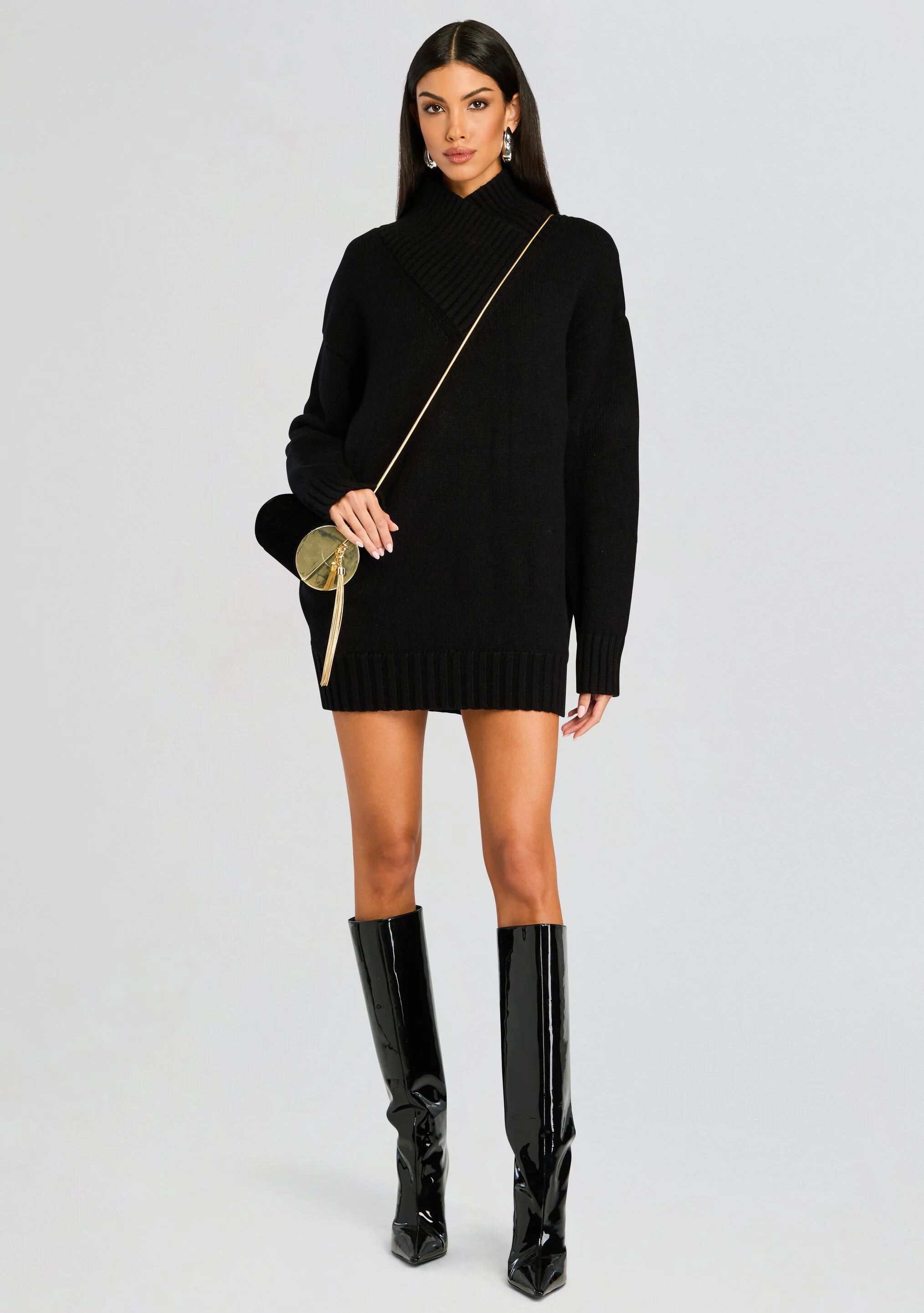 Dessa Chunky Knit Sweater Dress - Image 5