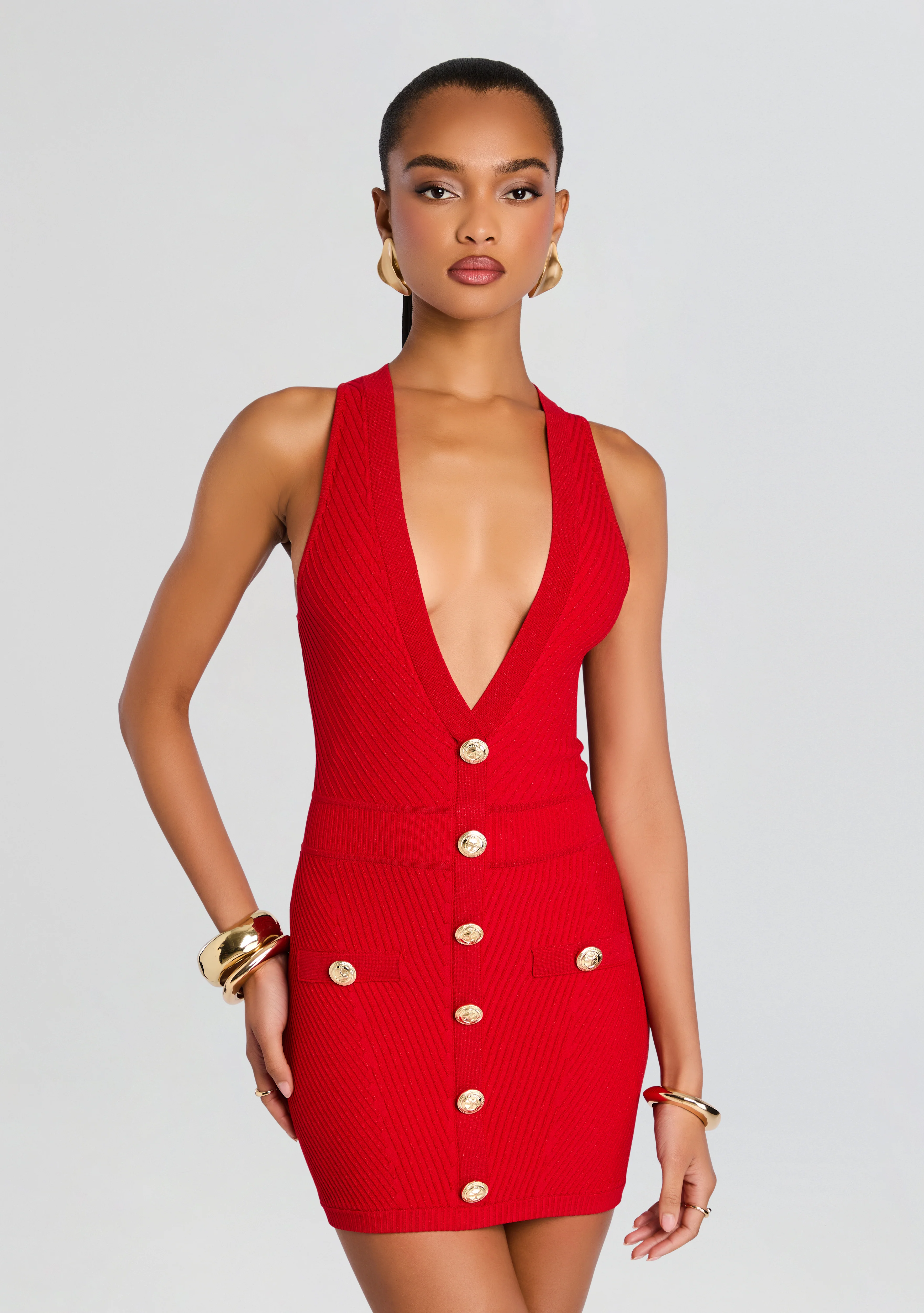 Ellison Rib Knit Dress - Image 6
