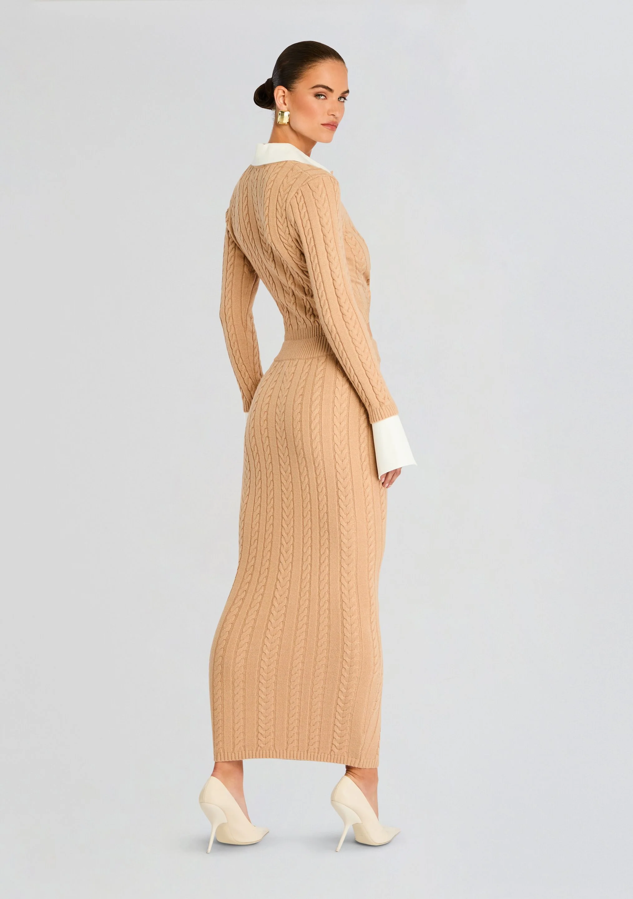 Eloise Cable Knit Cardigan - Image 4