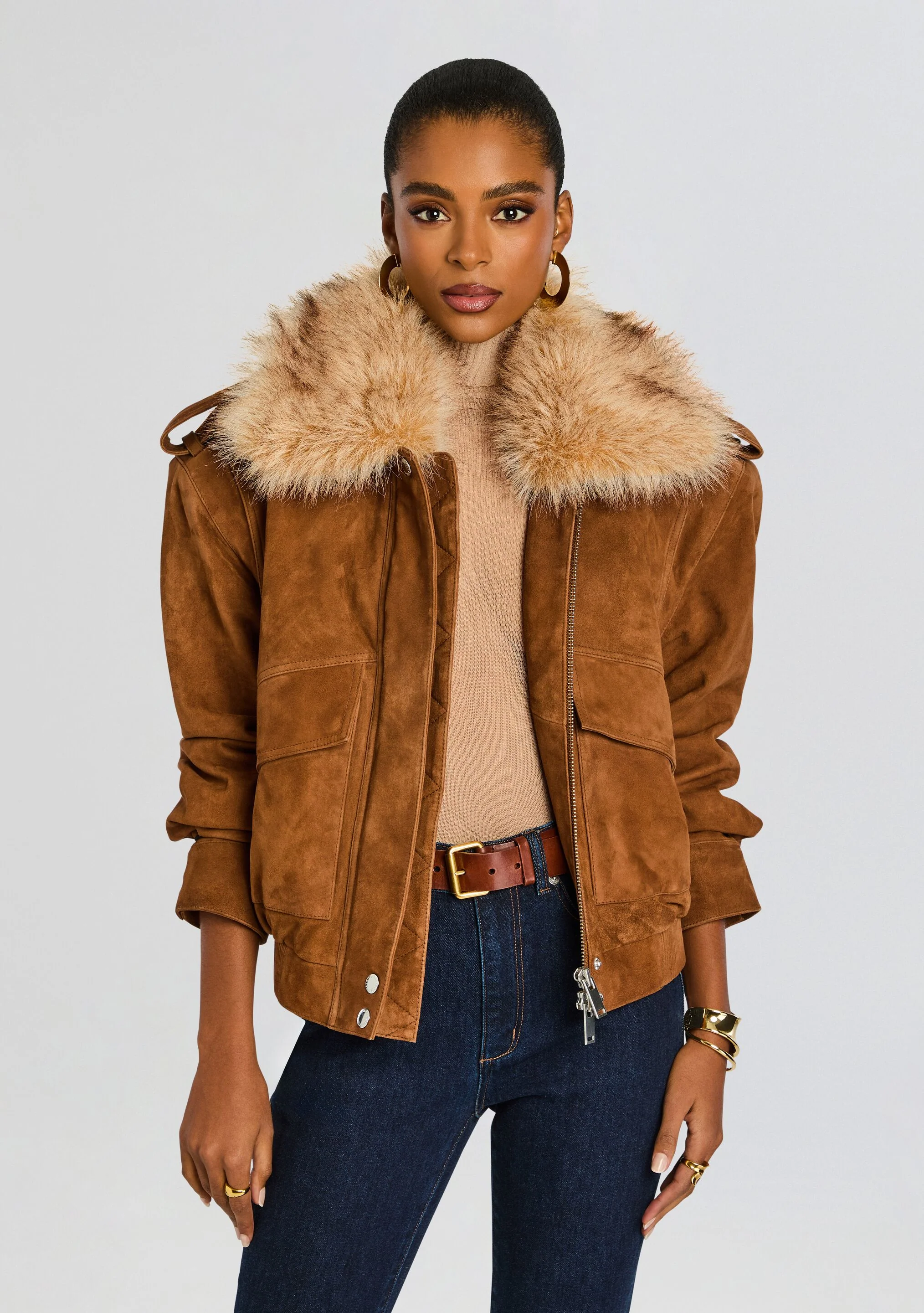 Erynn Suede Jacket