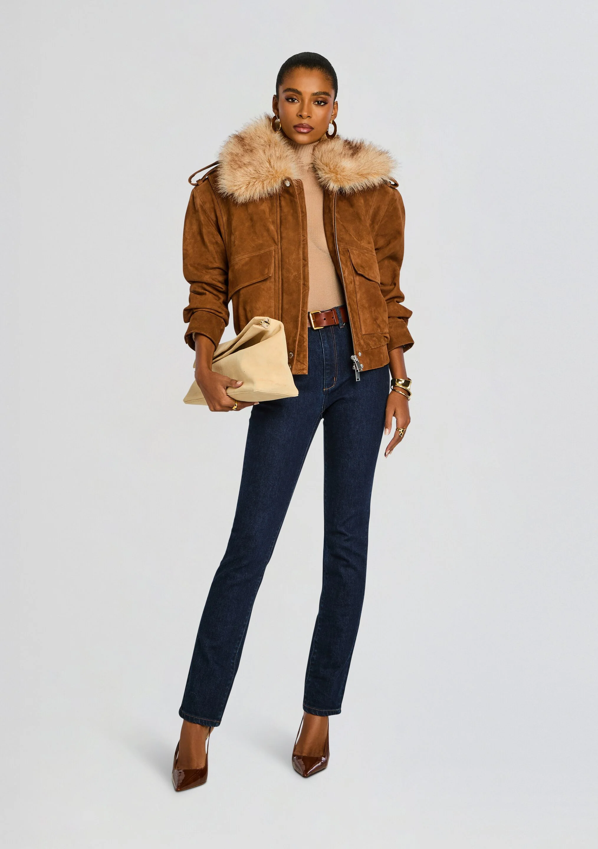 Erynn Suede Jacket - Image 6