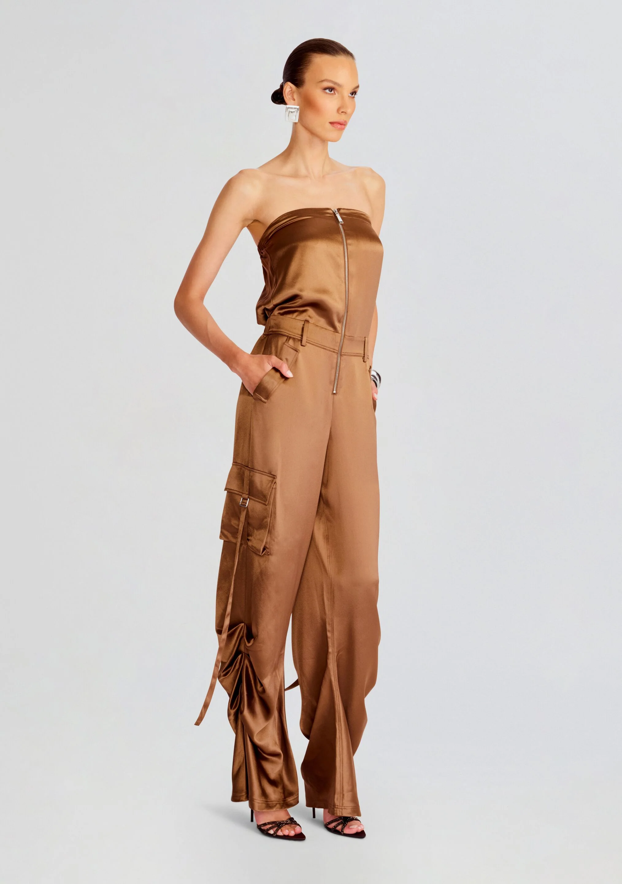 Estrella Cargo Jumpsuit - Image 3