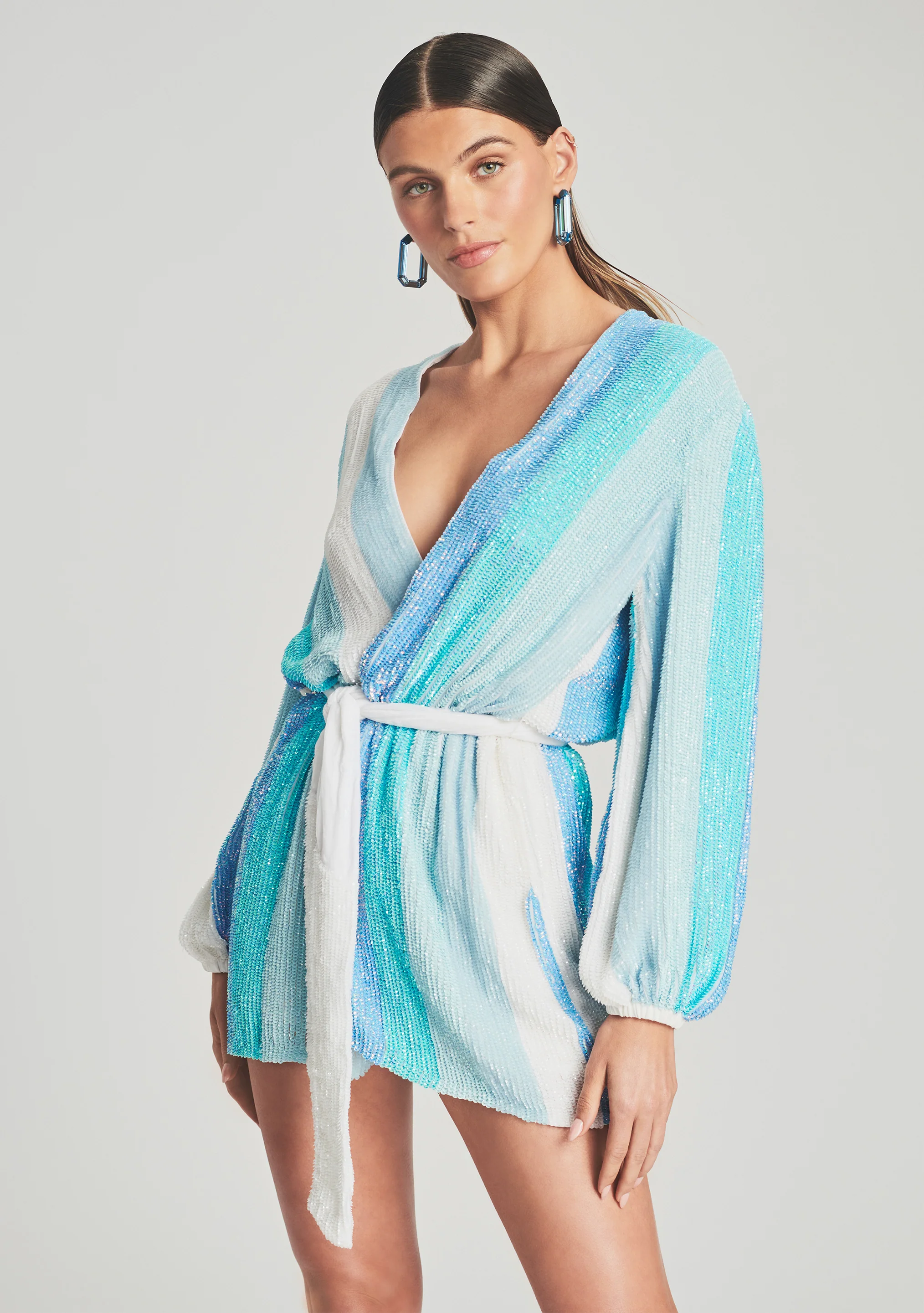 Gabrielle Sequin Robe - Image 5