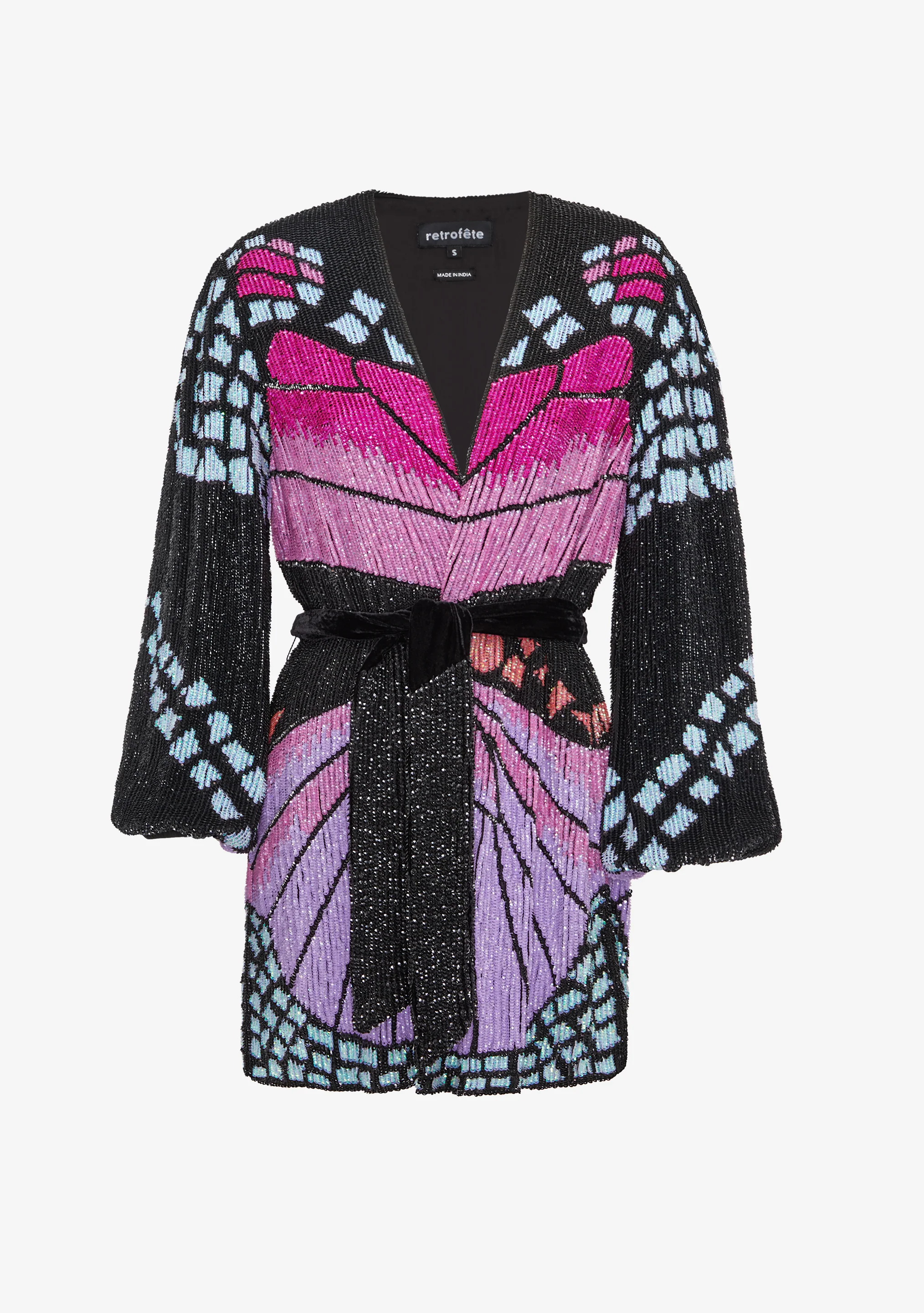 Gabrielle Sequin Butterfly Robe - Image 6