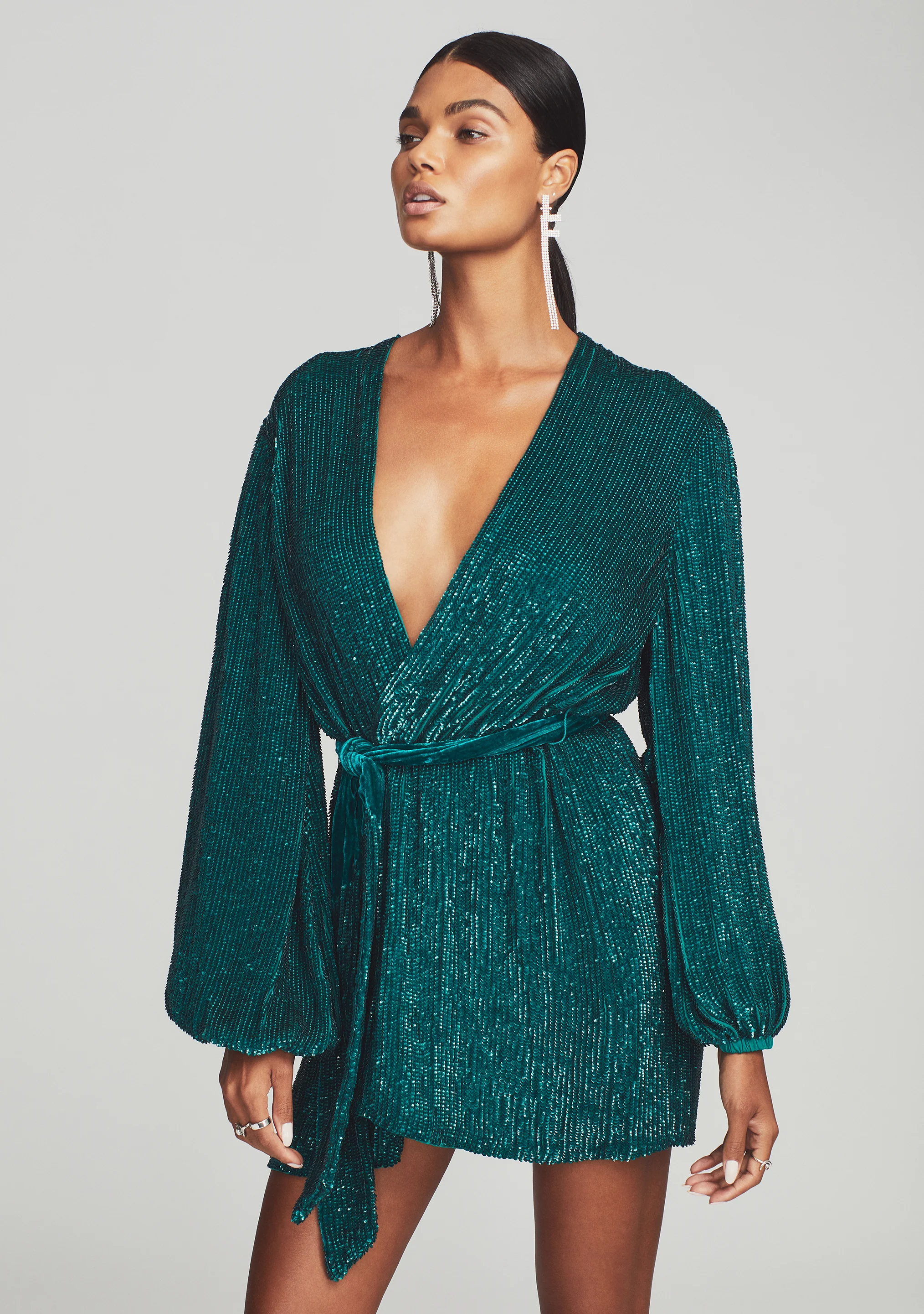 Gabrielle Sequin Robe - Image 2