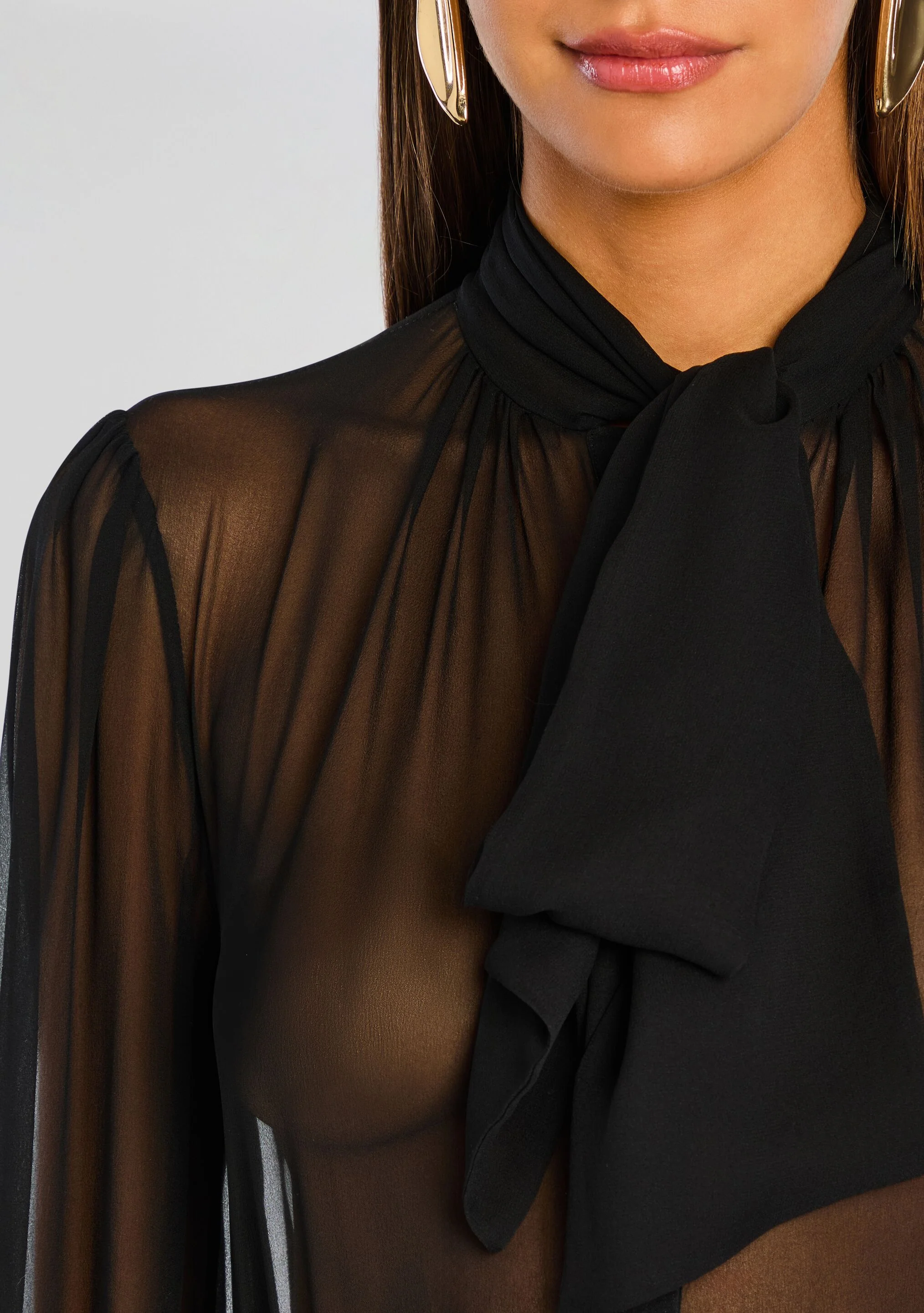 Hasli Silk Chiffon Top - Image 2