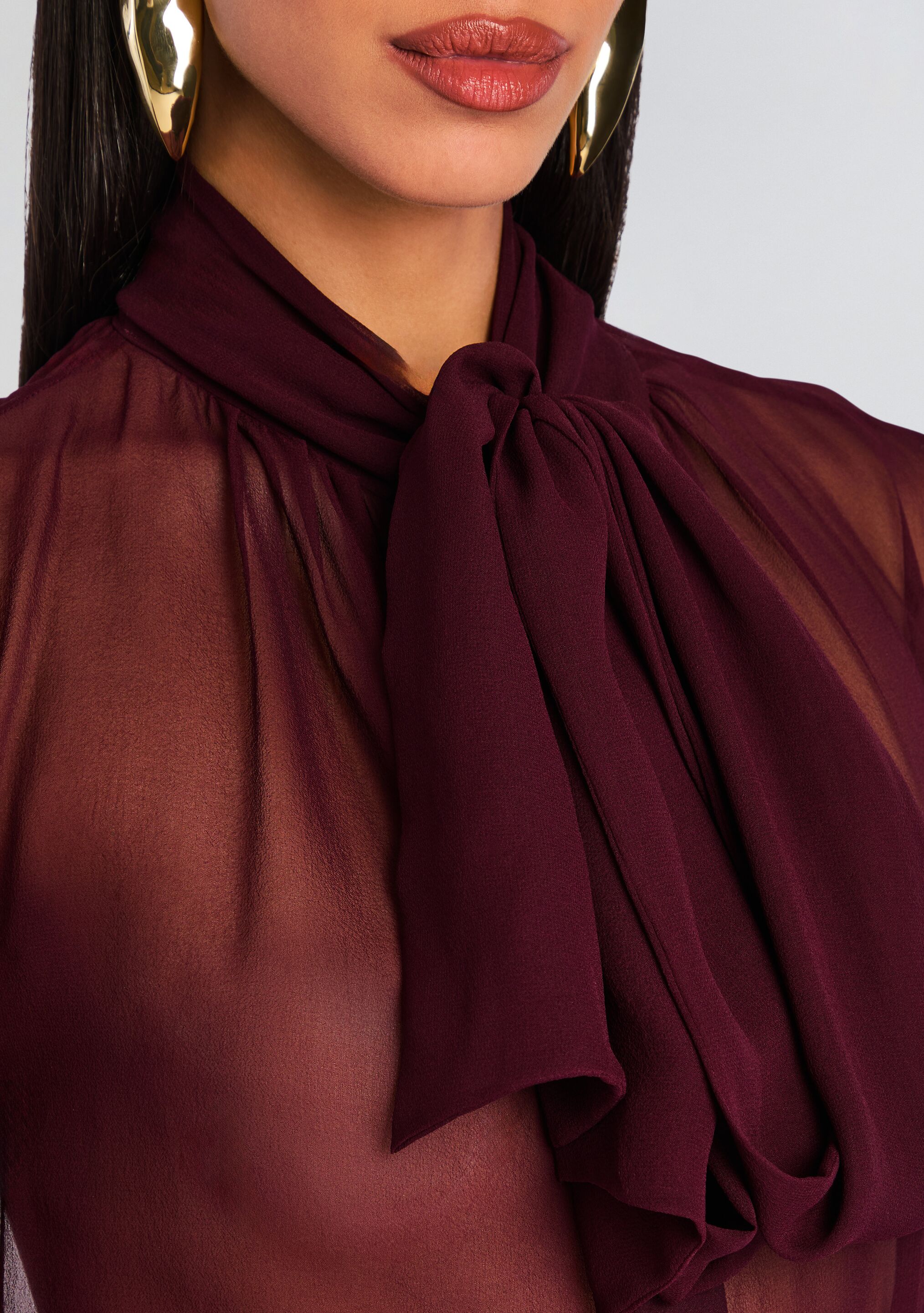 Hasli Silk Chiffon Top - Image 2