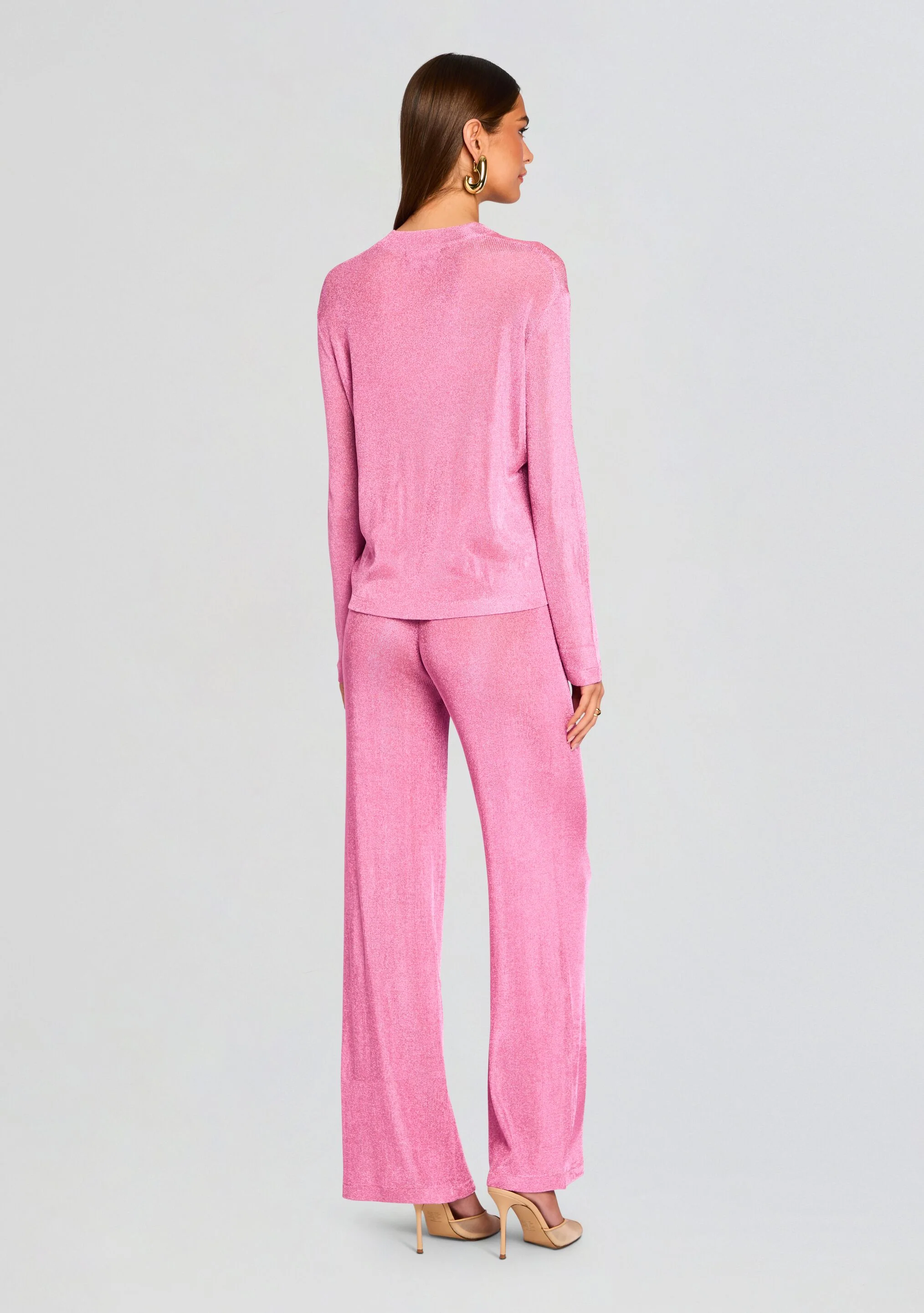 Hana Metallic Knit Top - Image 4