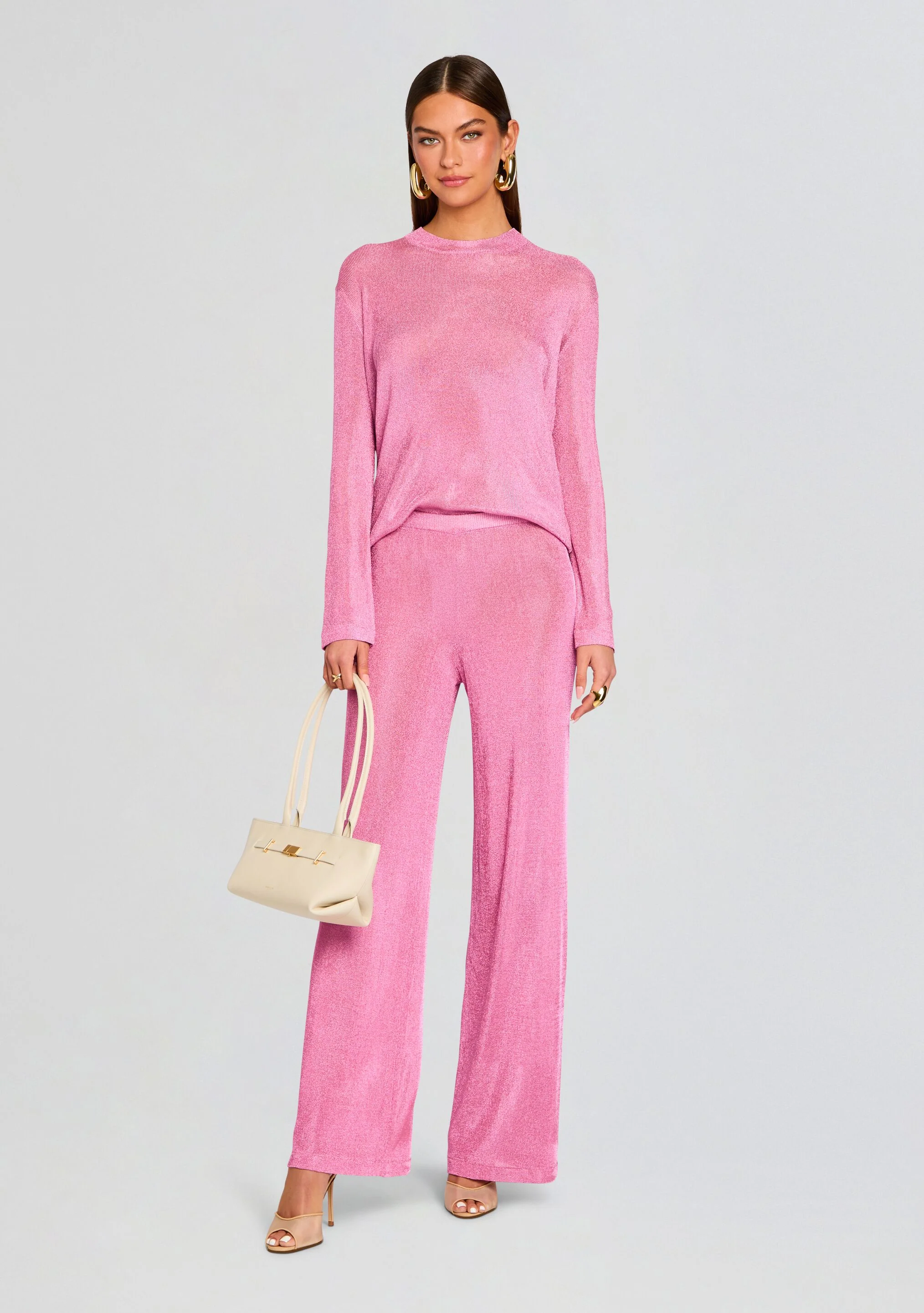 Hana Metallic Knit Top - Image 5