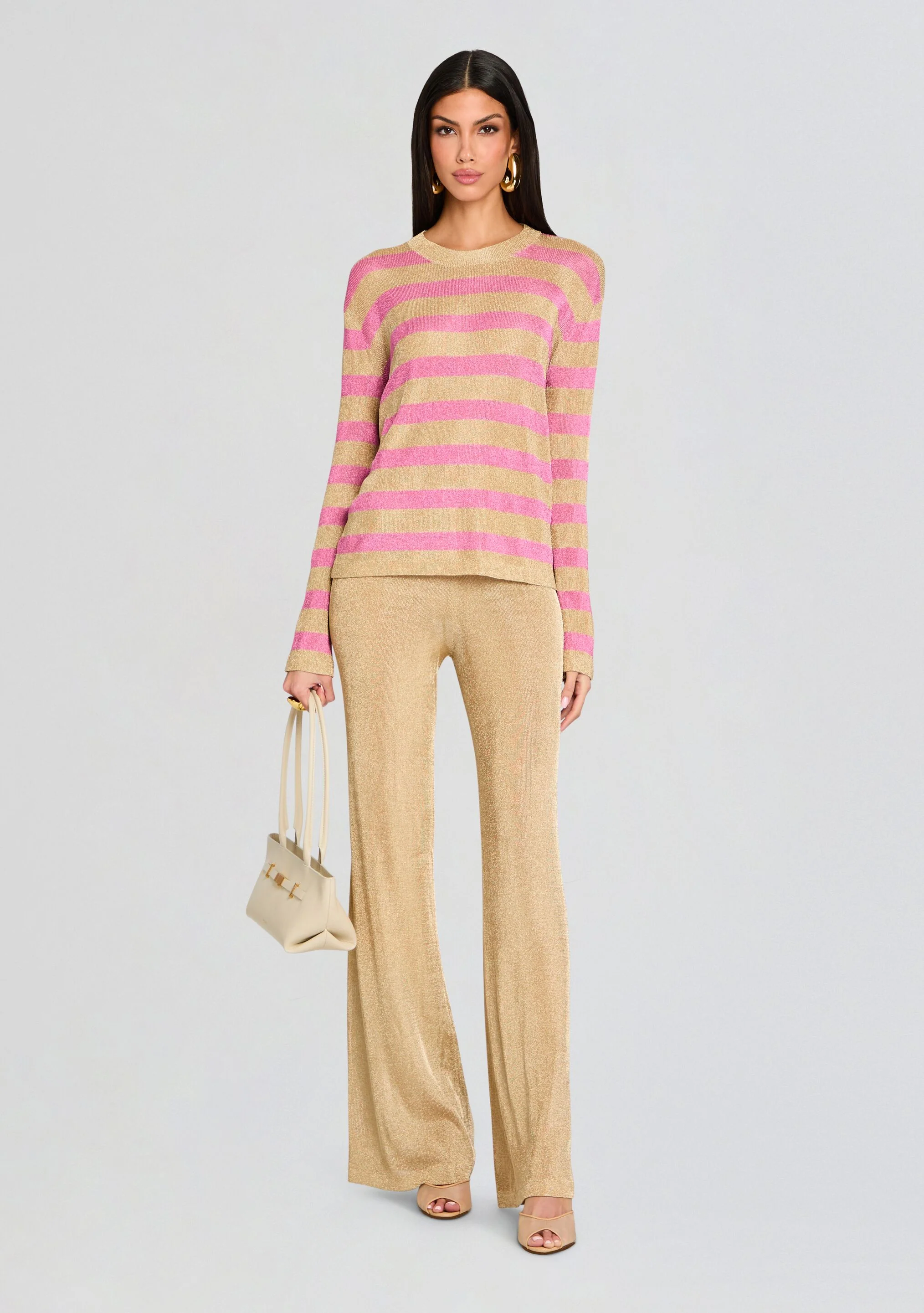 Hana Metallic Knit Top - Image 5