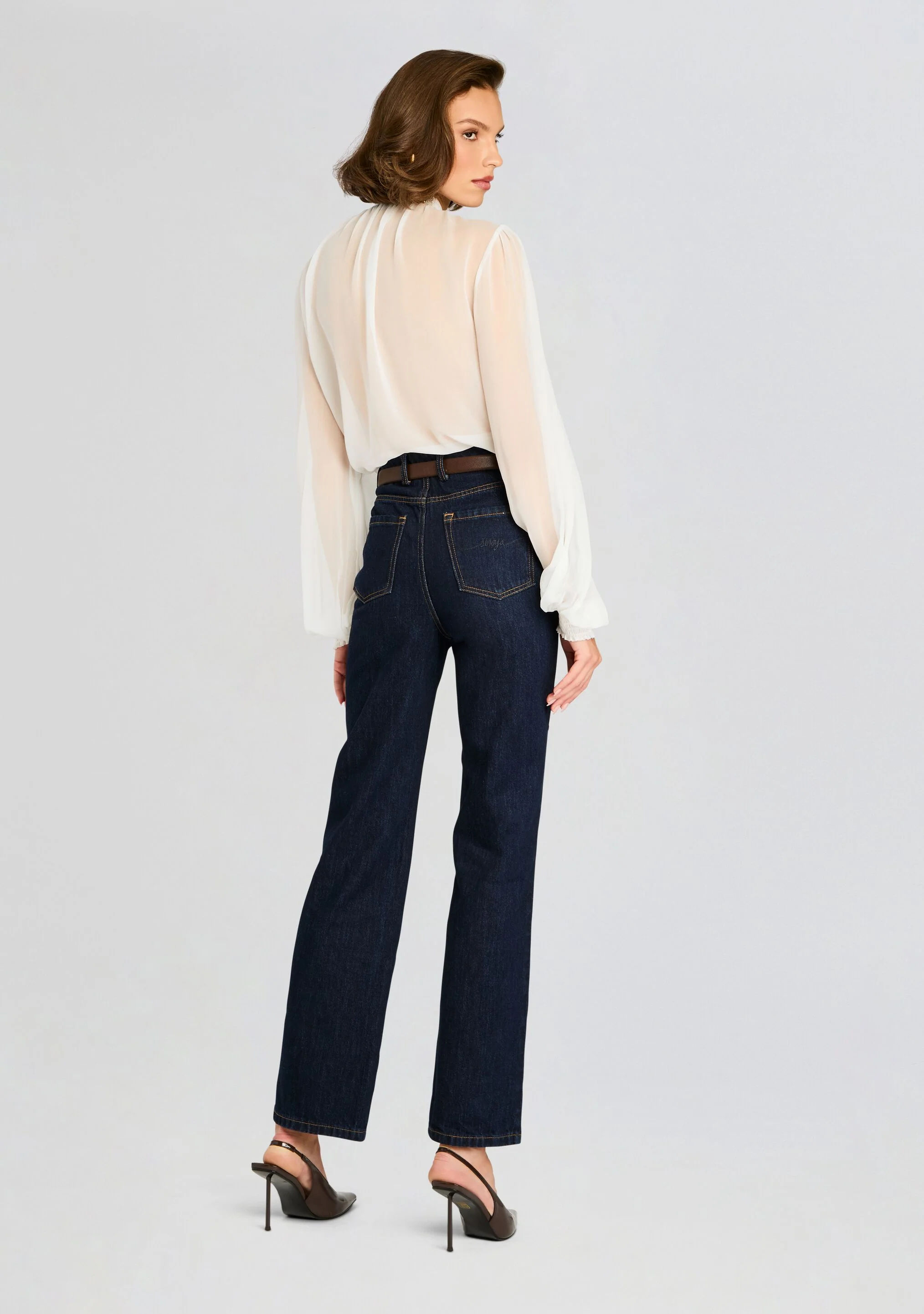 Hasli Silk Chiffon Top - Image 4