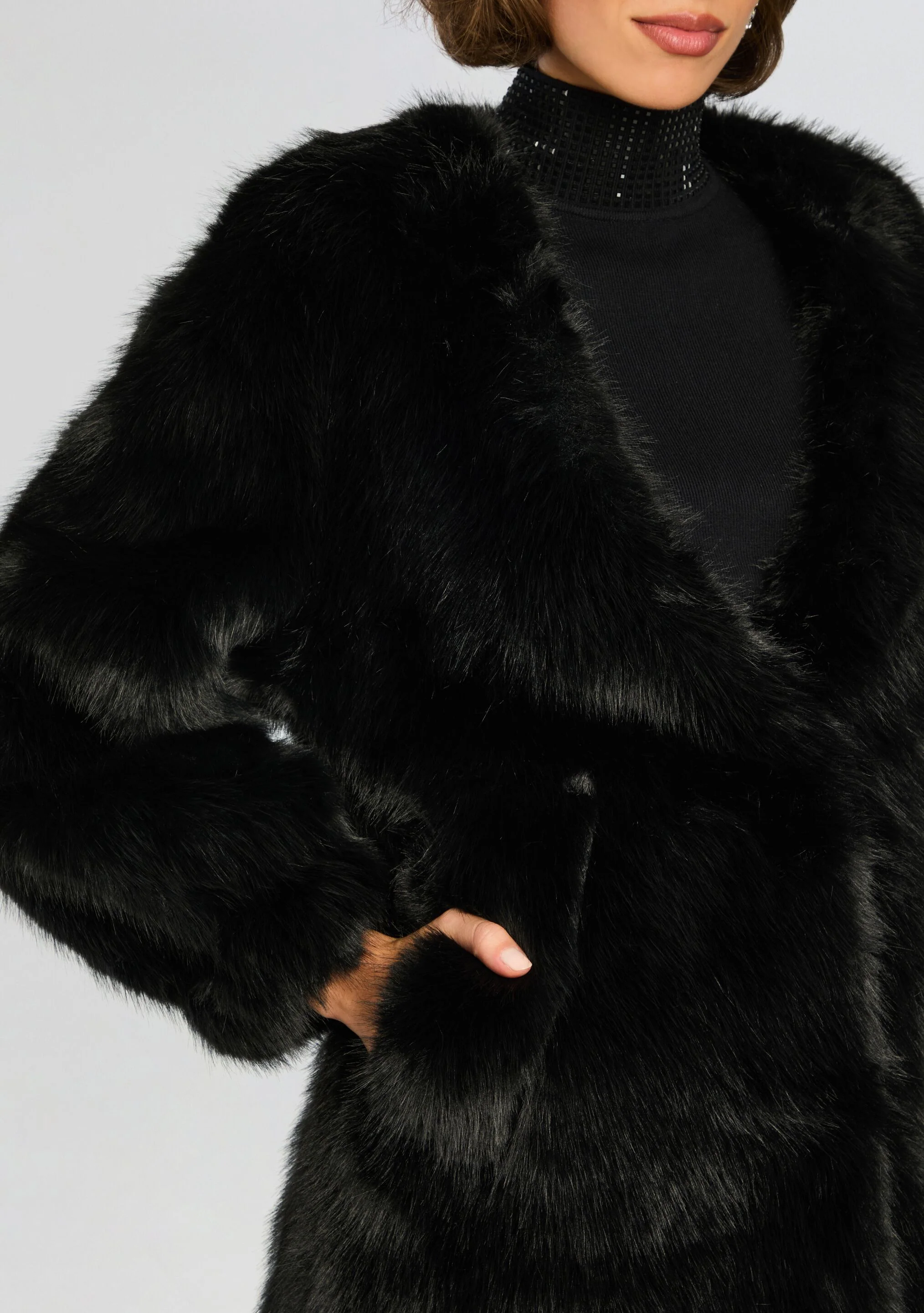 Heiress Faux Fur Jacket - Image 2