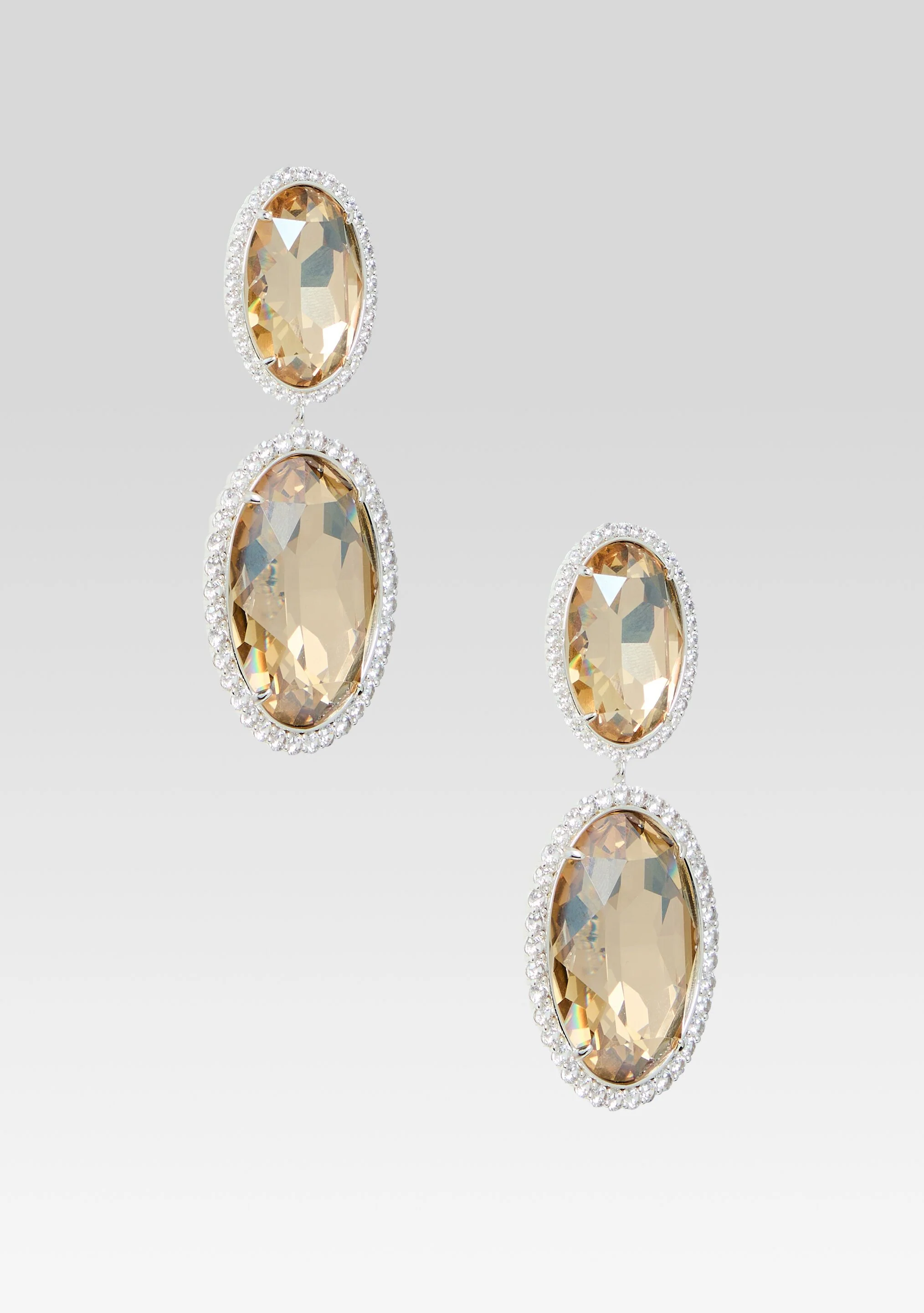 Hilma Gemstone Drop Earrings - Image 3