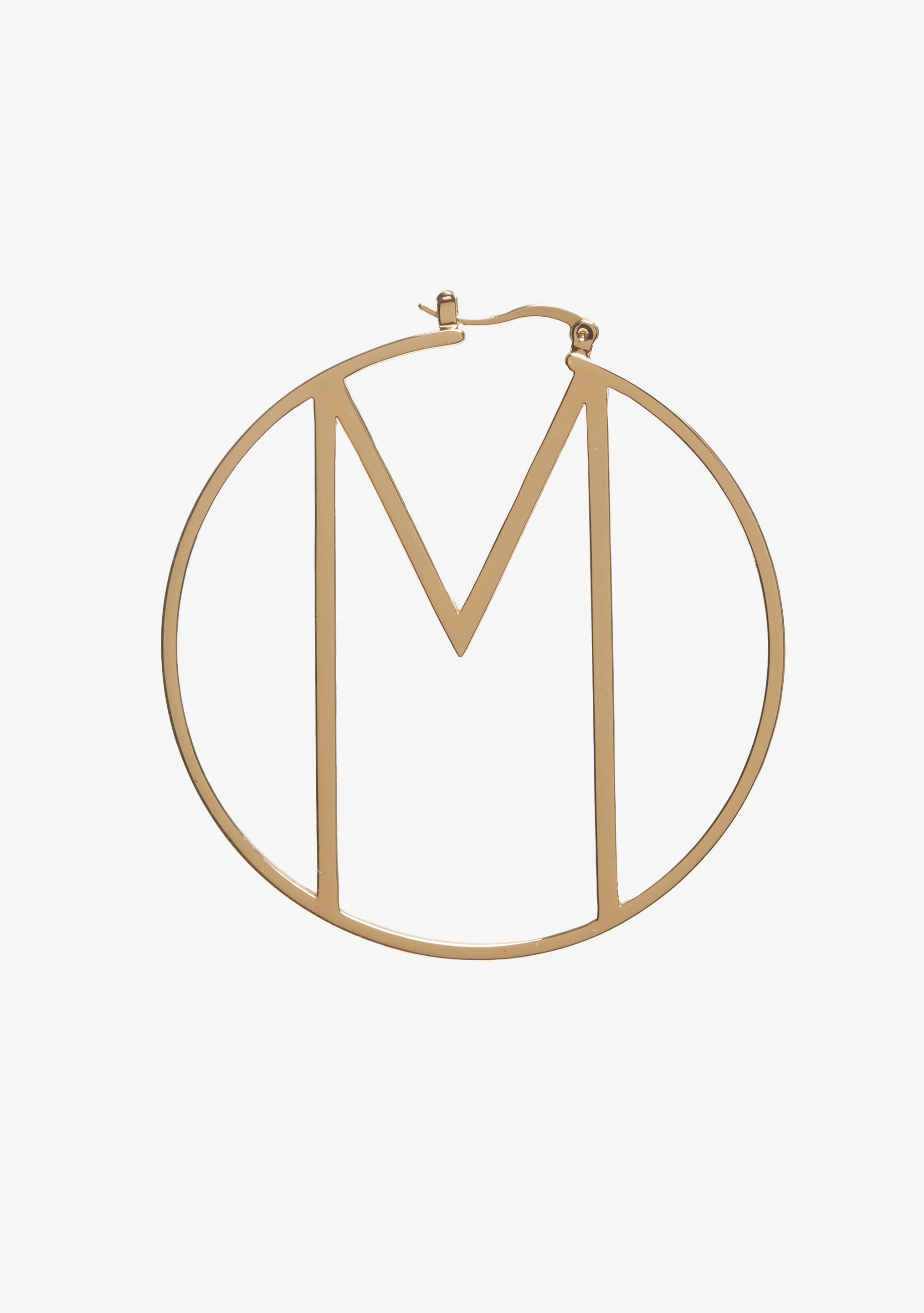 Hoop Letter Earring - Image 13