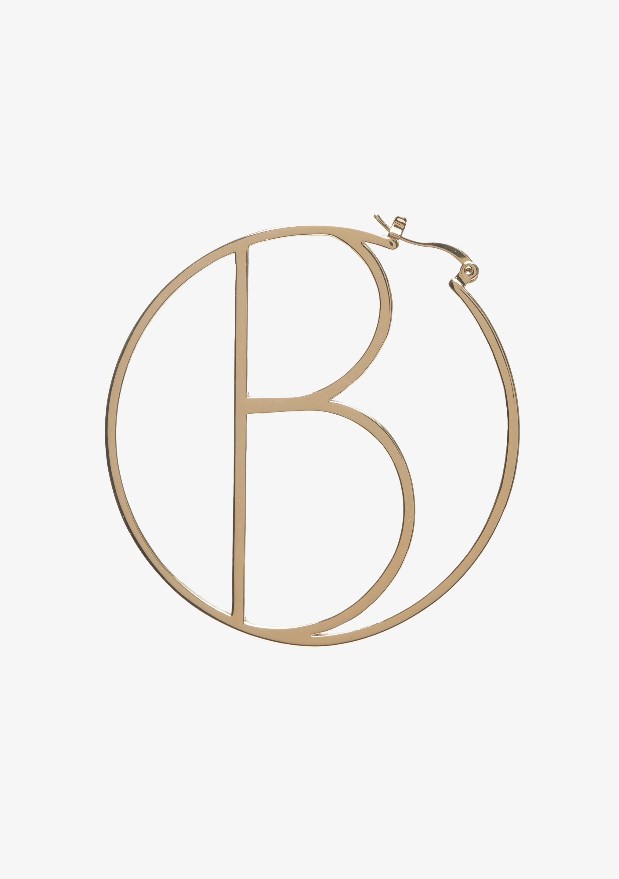 Hoop Letter Earring - Image 3