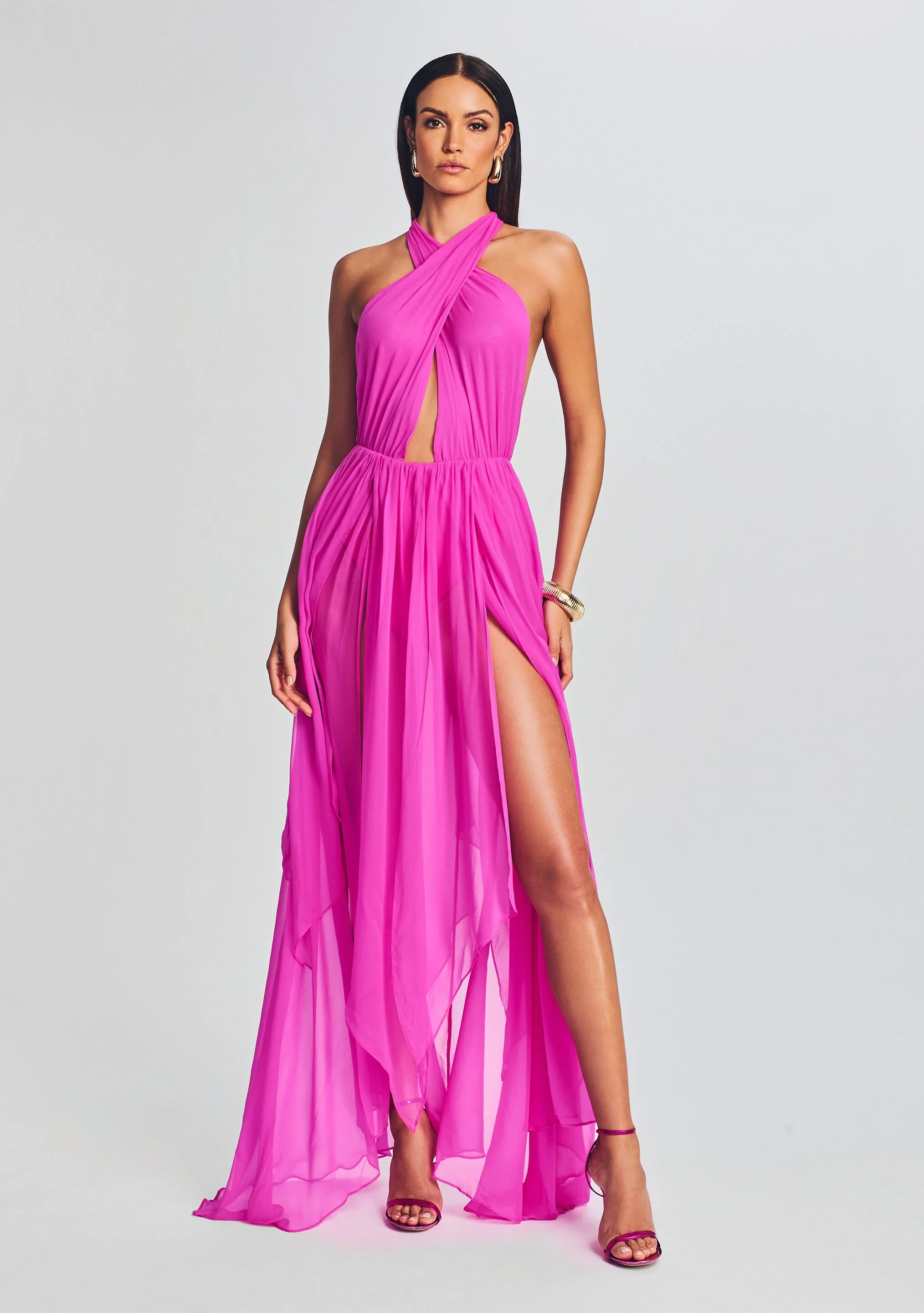 Ina Silk Chiffon Dress - Image 5