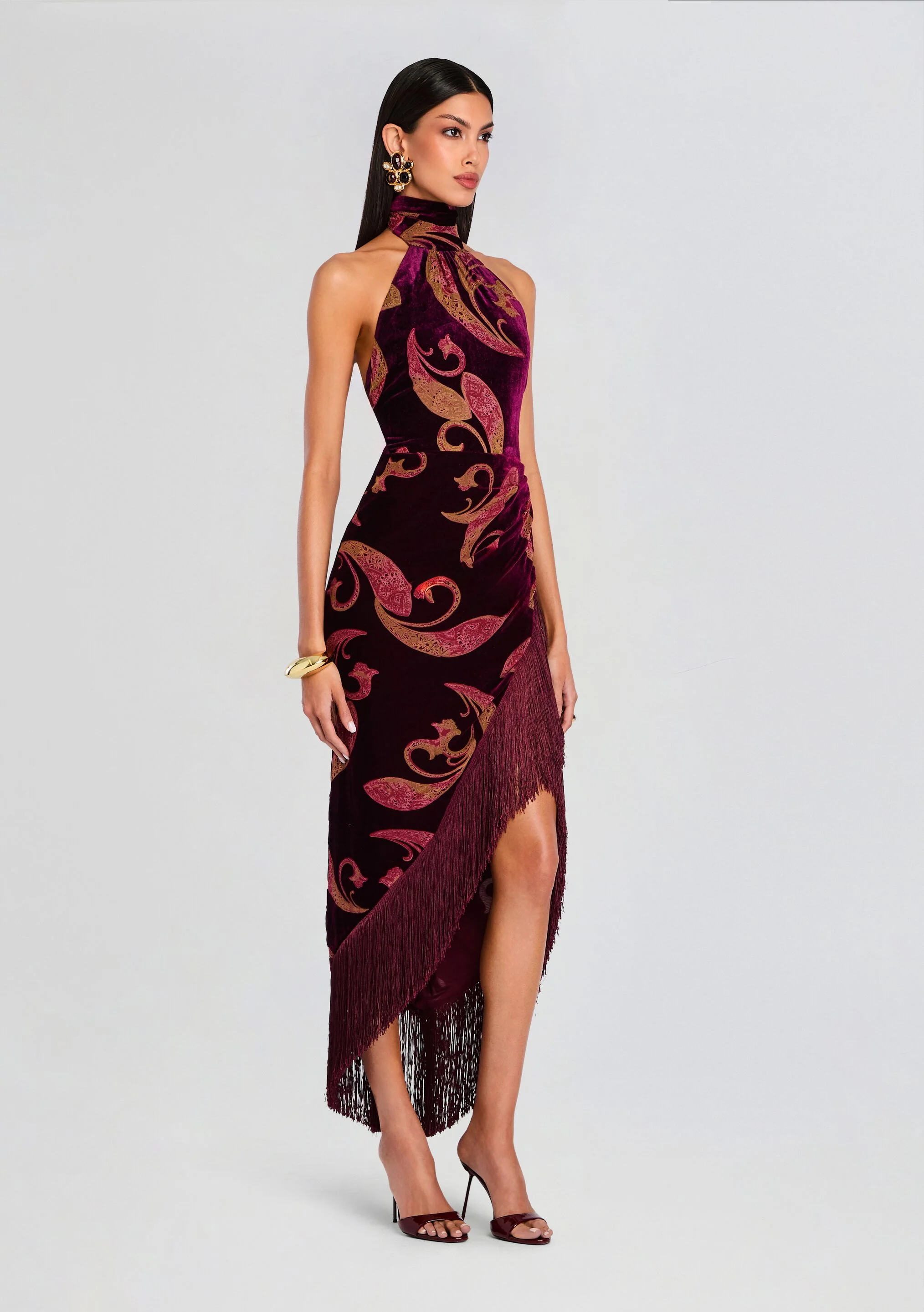 Iridessa Velvet Dress - Image 4