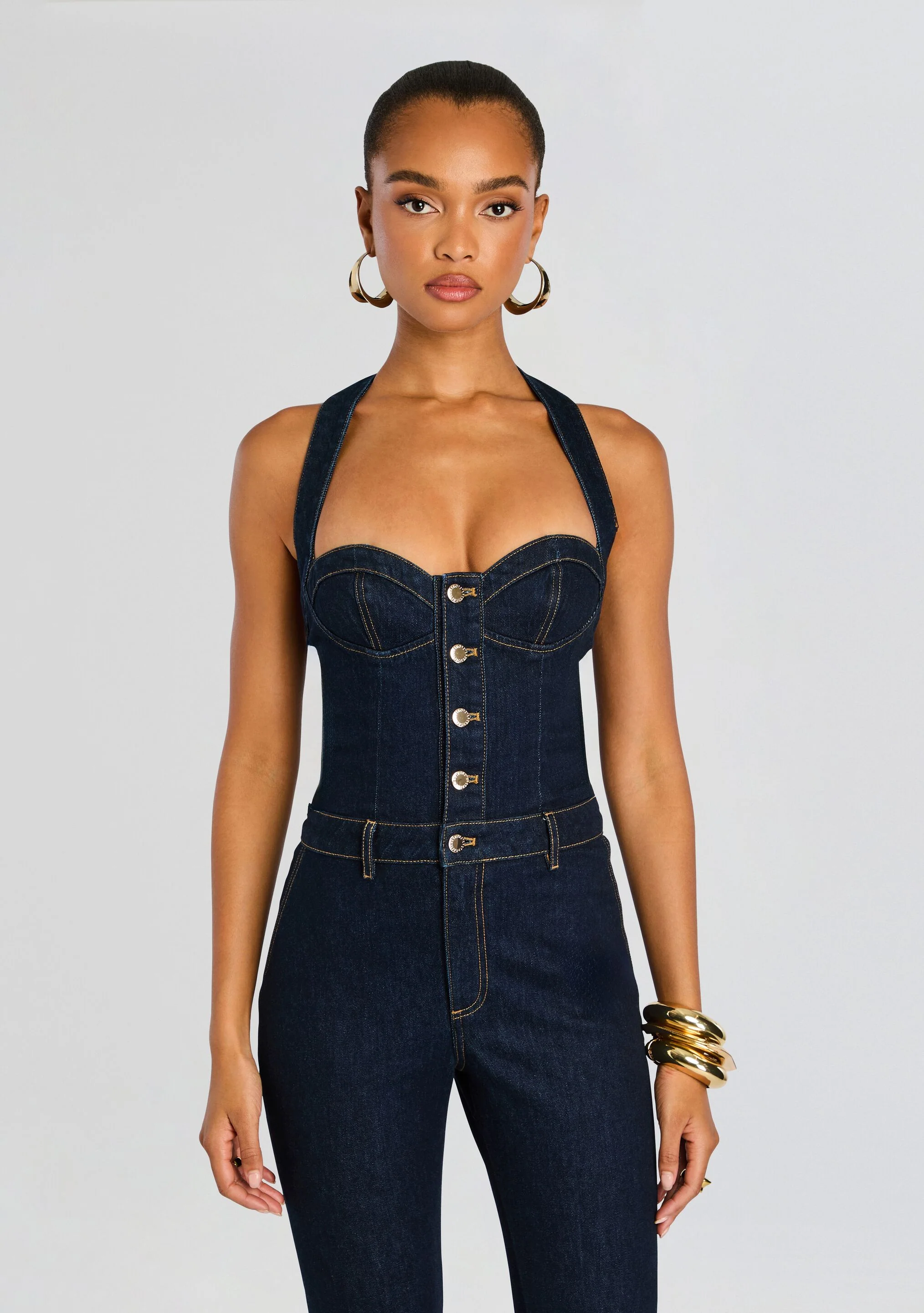 Irma Denim Jumpsuit - Image 5