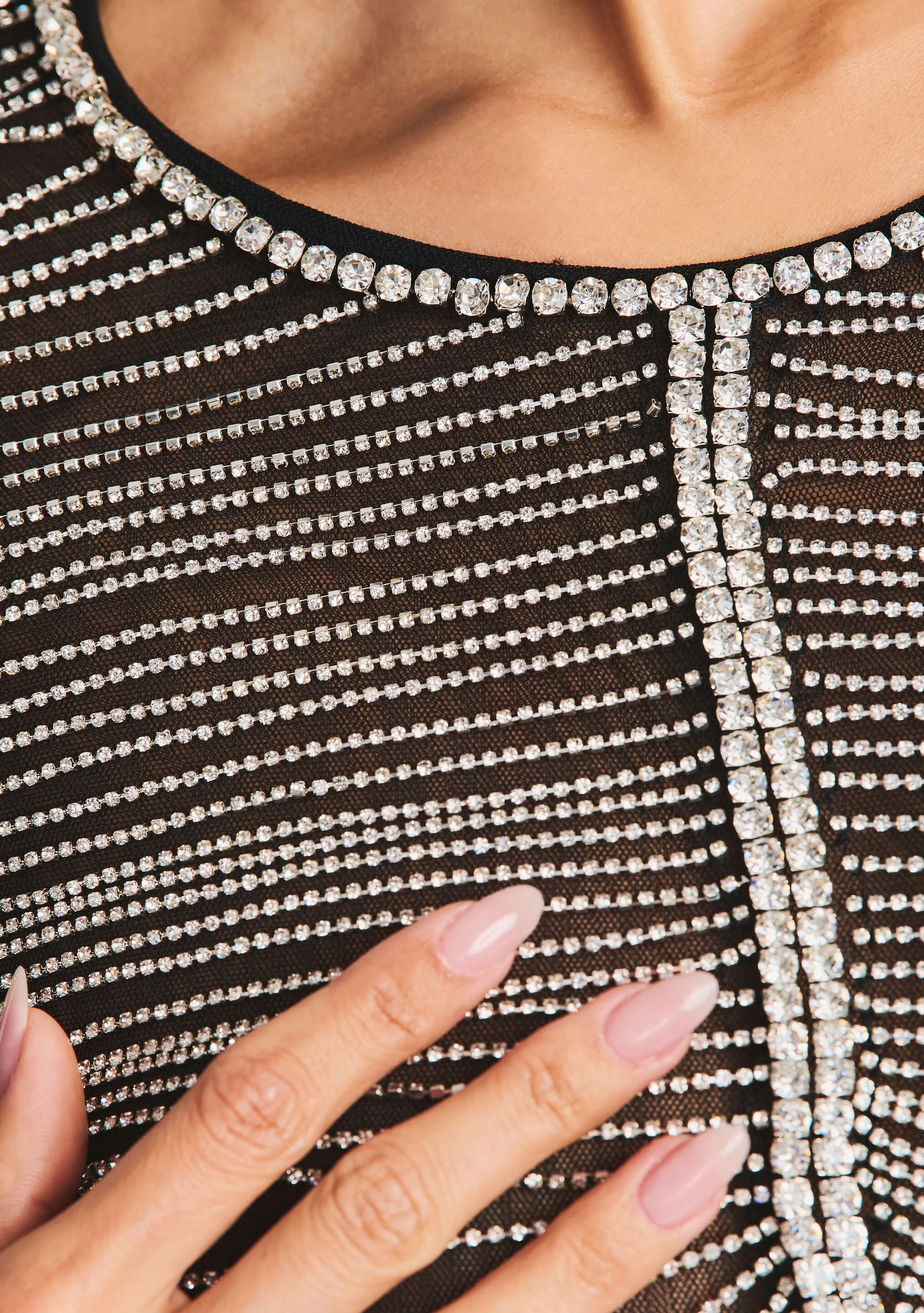 Jacqueline Crystal Embellished Dress - Image 2