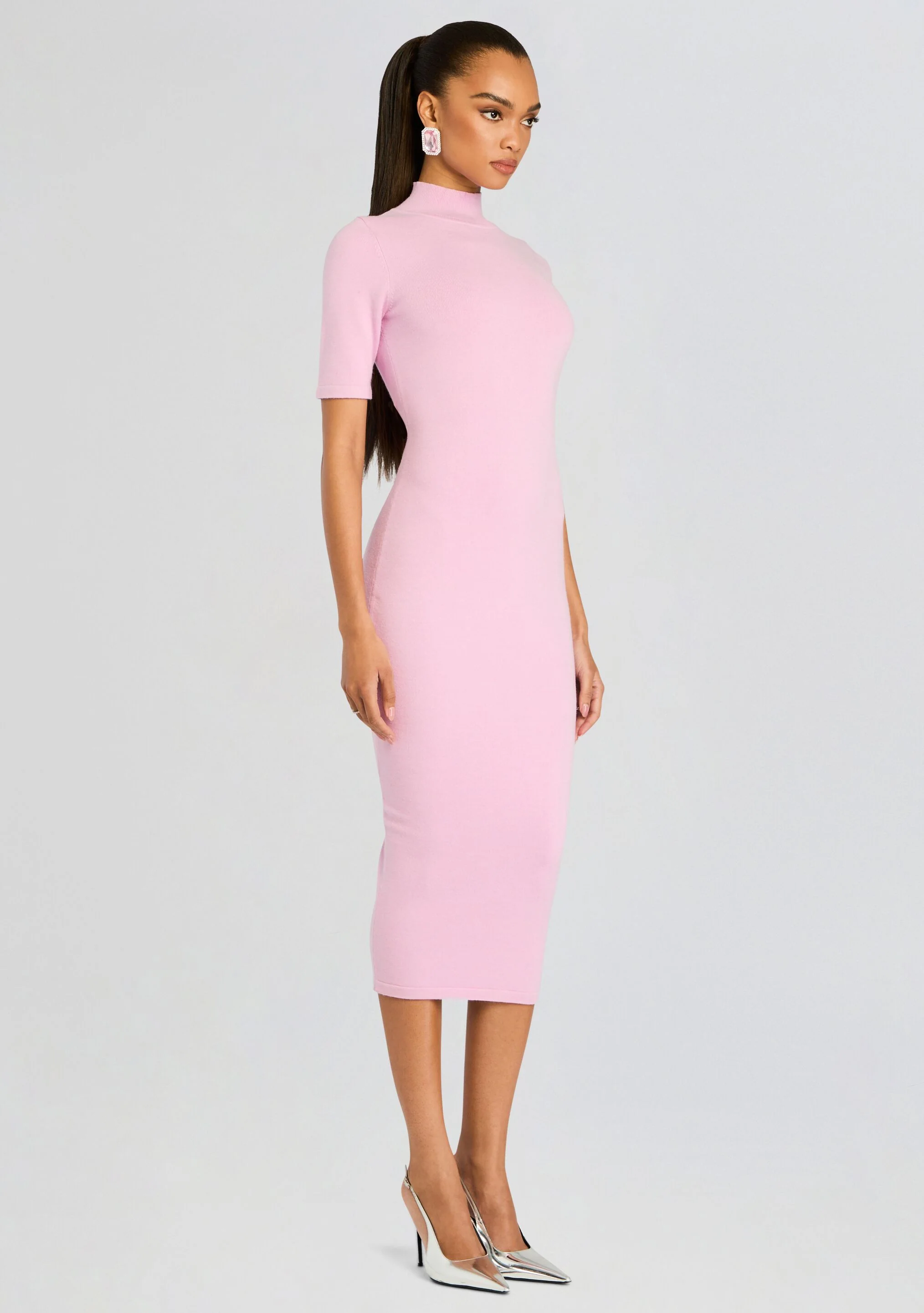 Jana Knit Midi Dress - Image 3