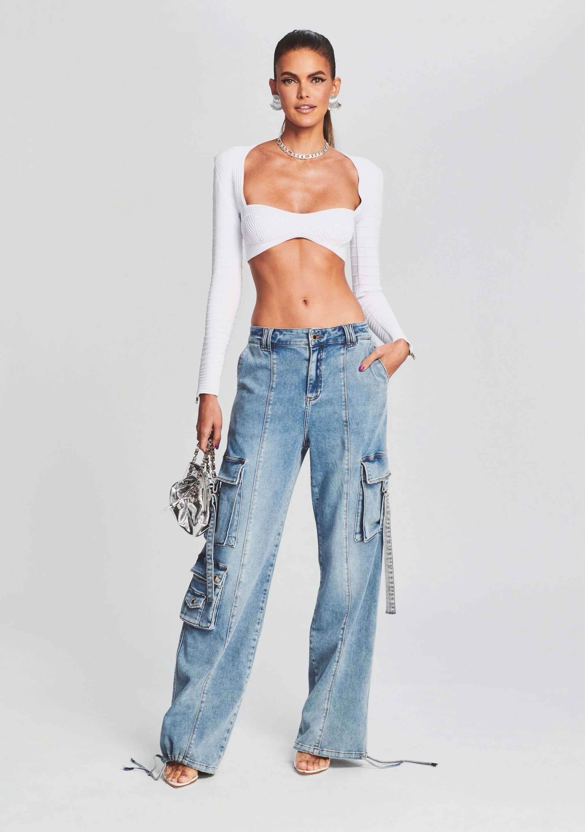 Jovanna Bandage Knit Top - Image 5