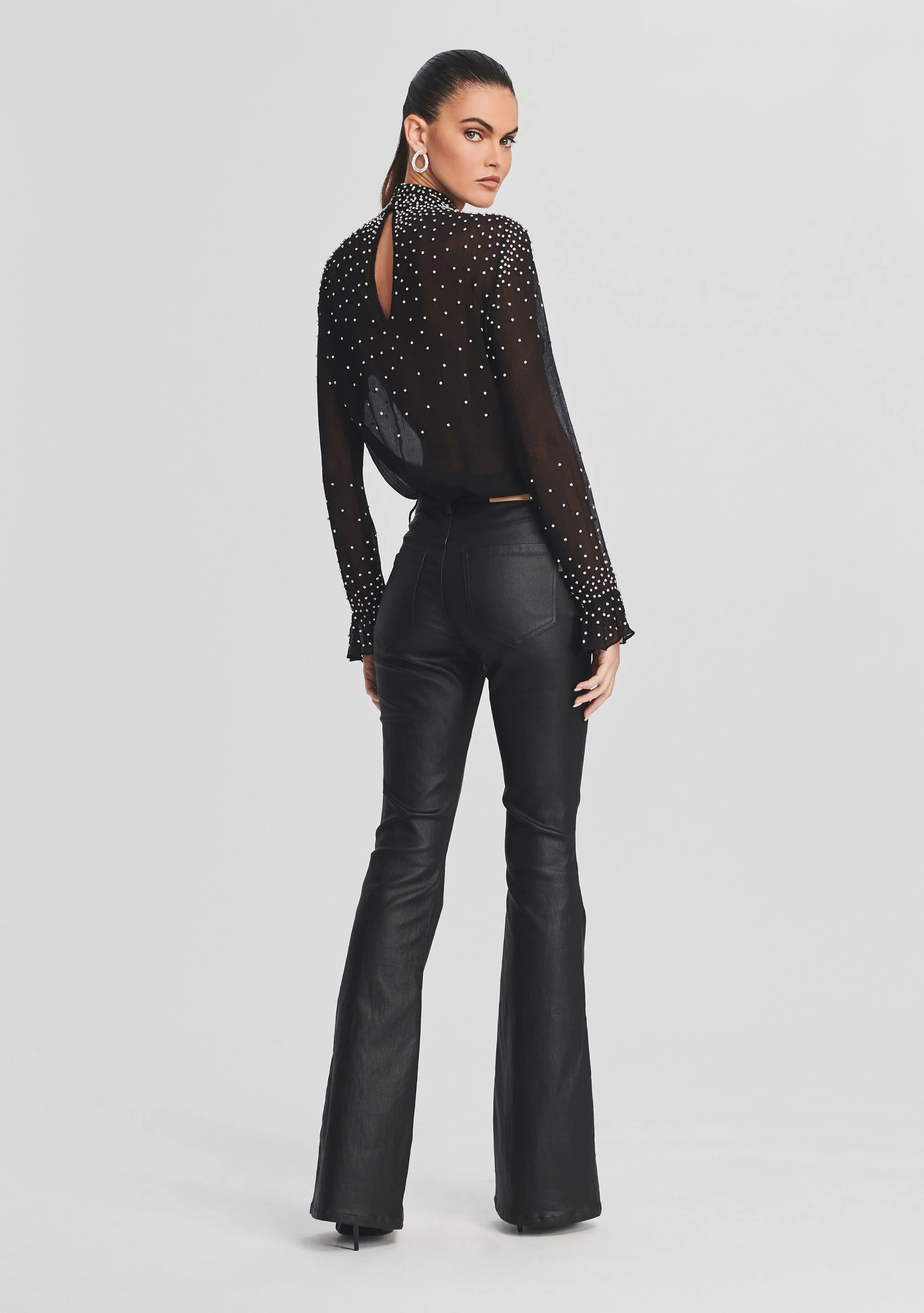 Joyce Silk Chiffon Top - Image 4