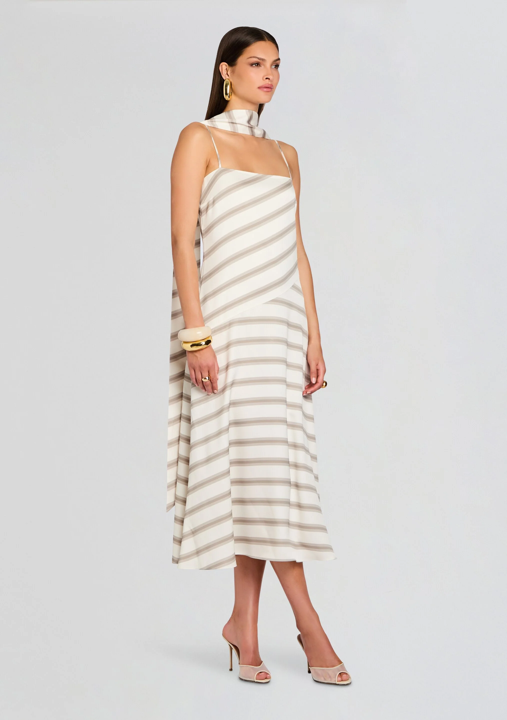 Kaia Satin Maxi Dress - Image 3