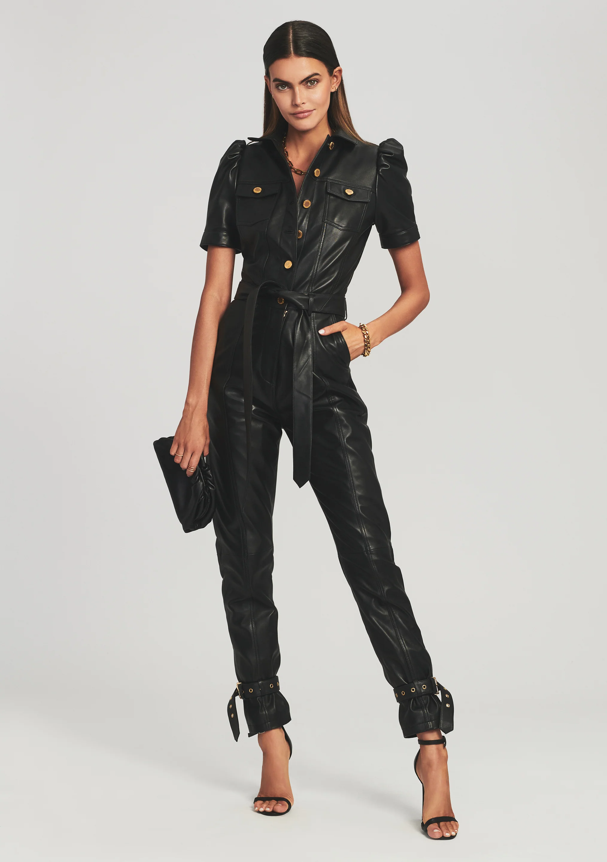 Knox Leather Jumpsuit - Image 2