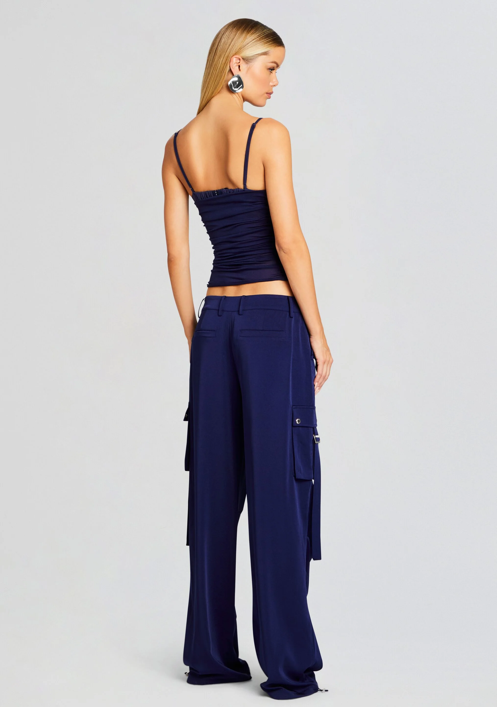 Lai Satin Cargo Pant - Image 4