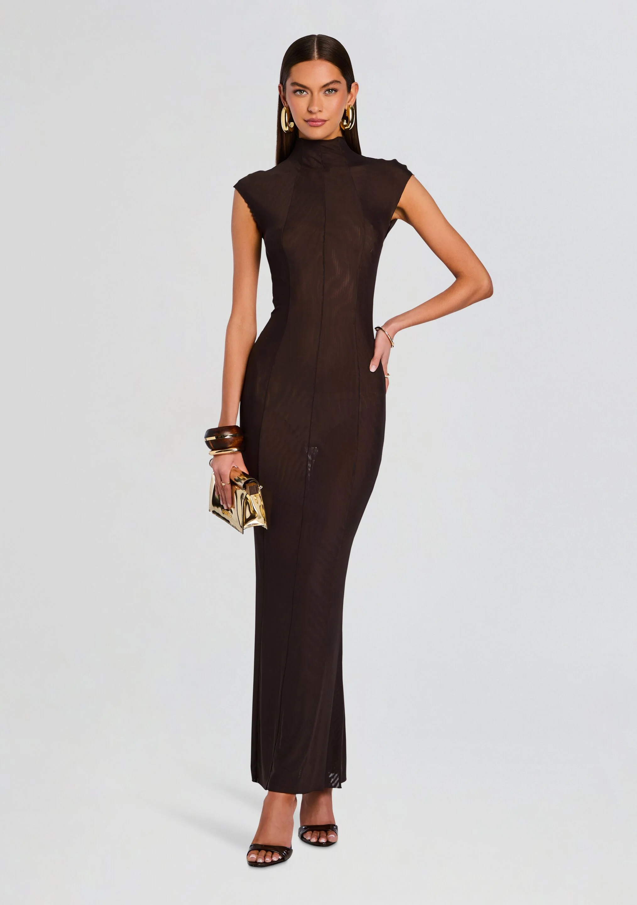 Laissa Mesh Maxi Dress - Image 5