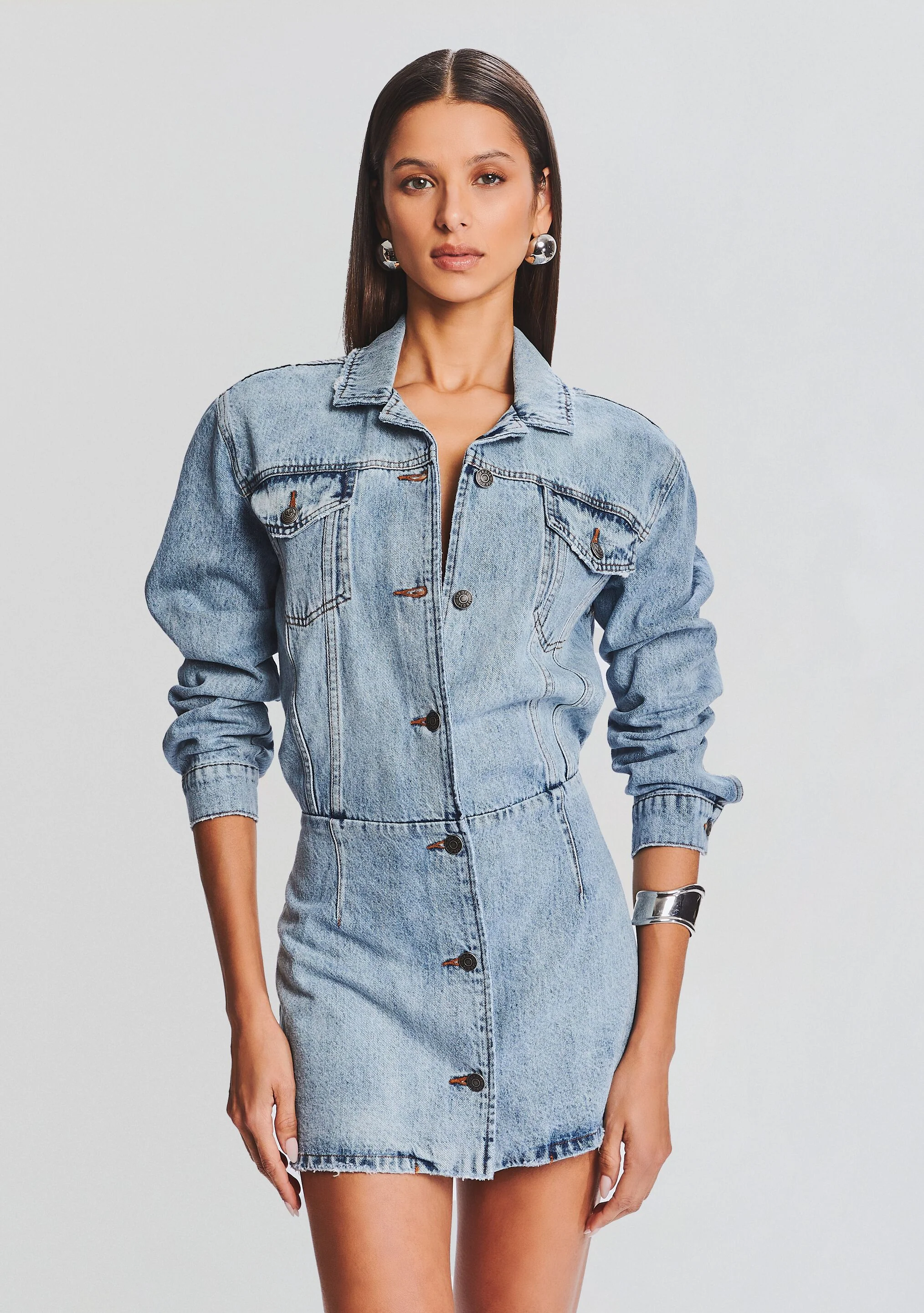 Laura Denim Dress - Image 2